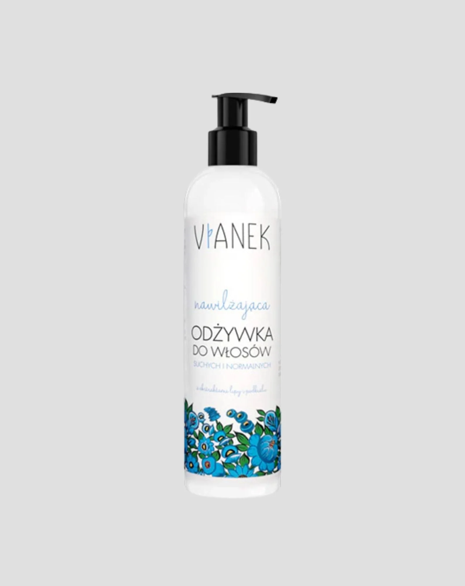 Après-shampooing hydratant pour cheveux secs et normaux à l’extrait de tilleul et de tussilage Vianek