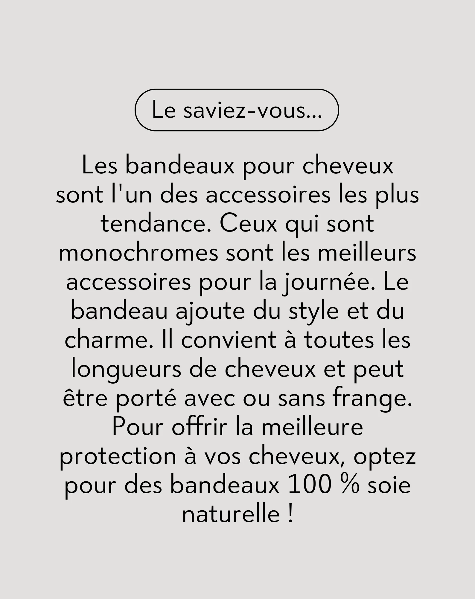 Bandeau en soie lilas, 100% naturelle - Twisty - Image 4