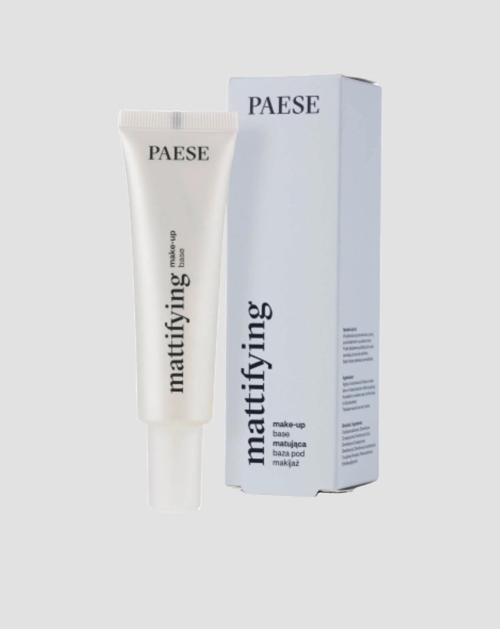 Base de maquillage matifiante en silicone pour les peaux grasses et mixtes à la vitamine E Mattifying Paese - Image 3