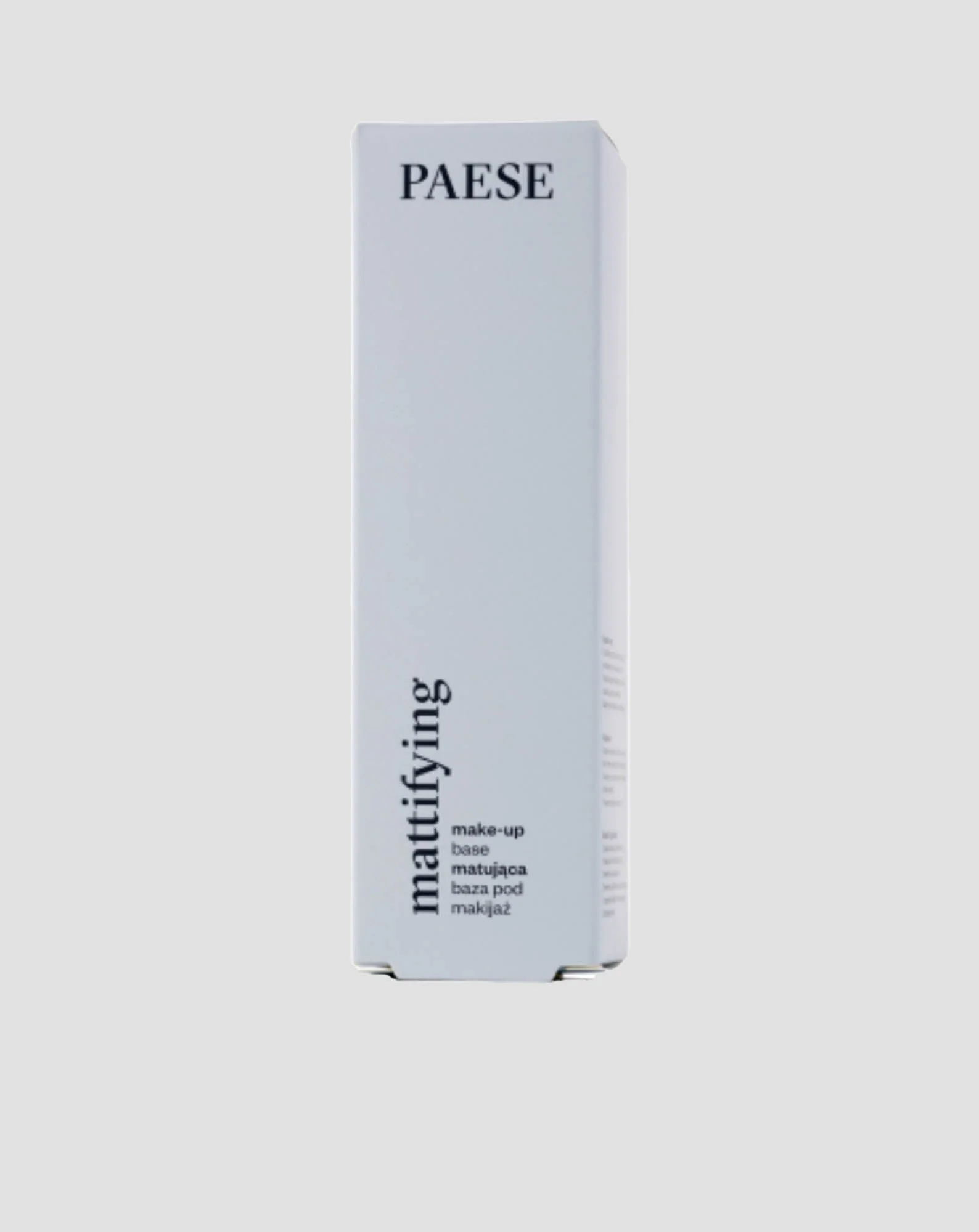 Base de maquillage matifiante en silicone pour les peaux grasses et mixtes à la vitamine E Mattifying Paese - Image 4