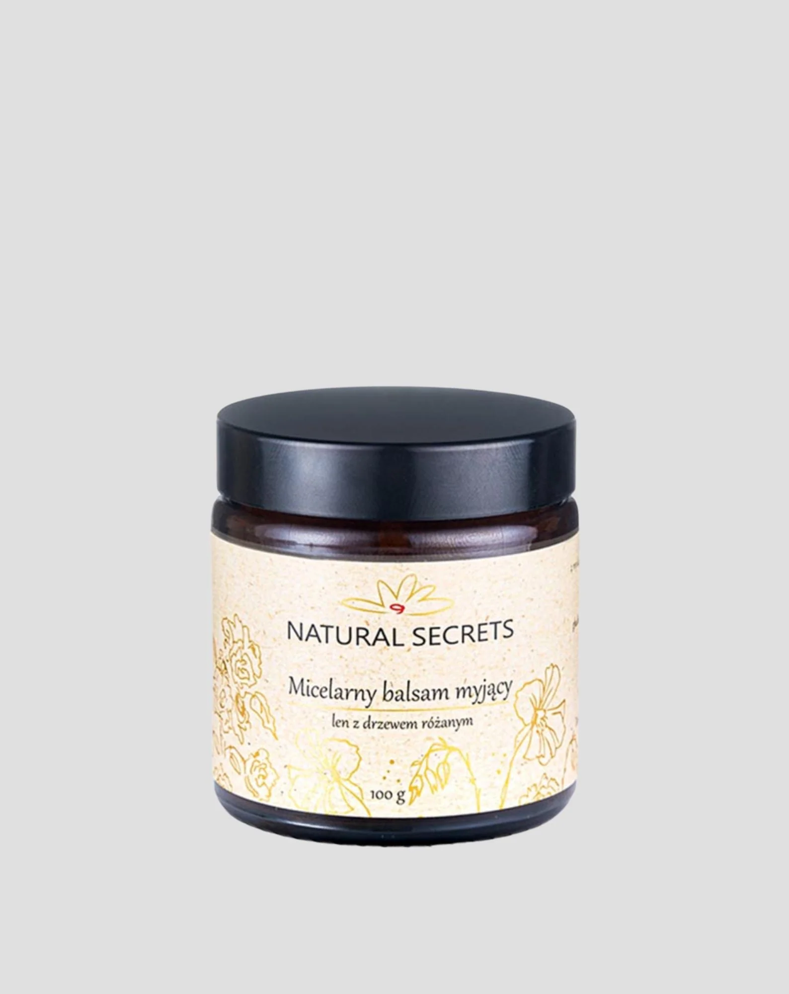 Baume micellaire démaquillant au beurre de mangue adapté aux peaux sensibles Natural Secrets