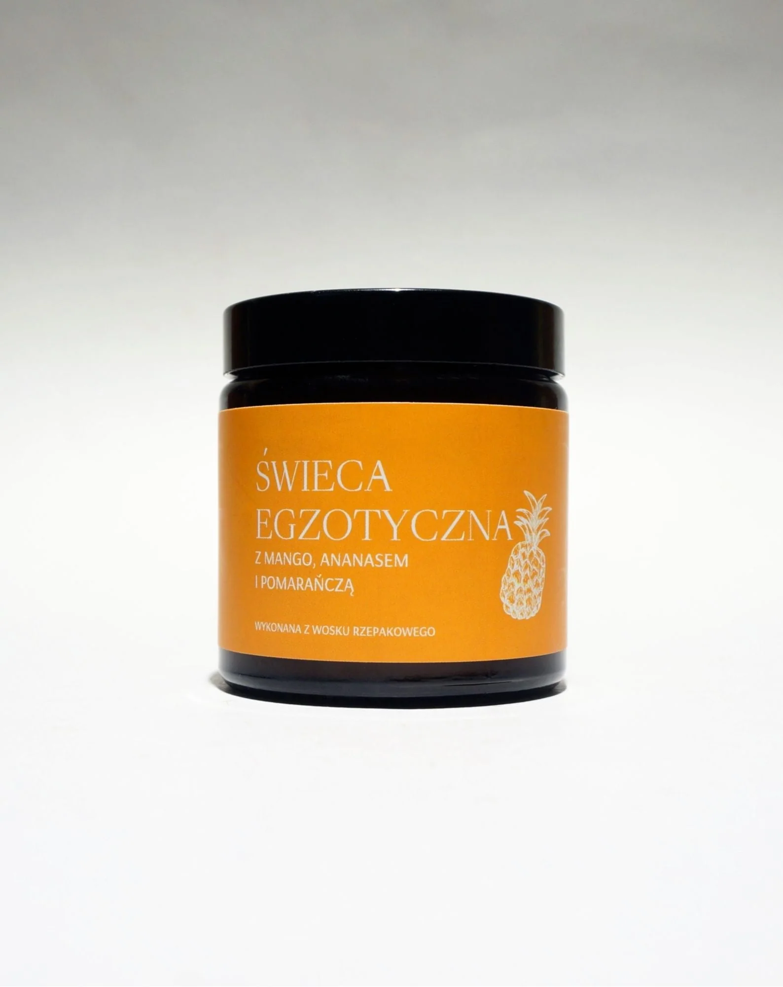 Bougie exotique de colza faite à la main au parfum de mangue, d’ananas et d’orange Mglife - Image 3