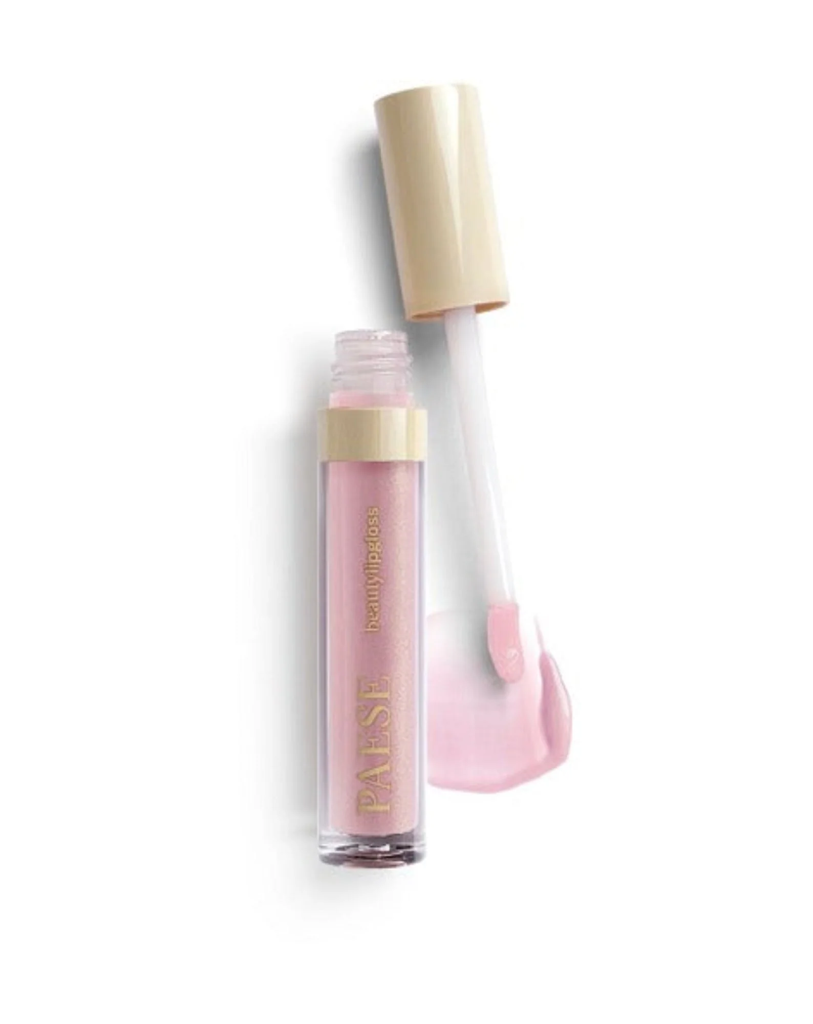 Brillant à lèvres aux particules scintillantes à effet de lèvres optiquement agrandies et à effet miroir 01 glassy Lipgloss Paese - Image 3