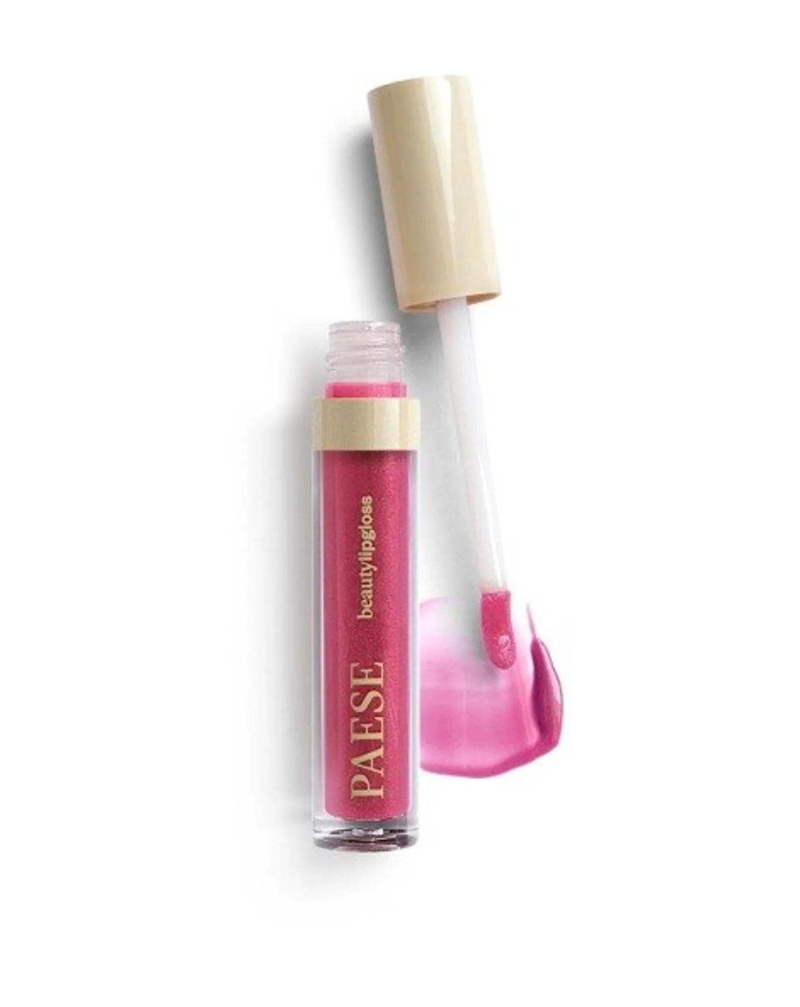 Brillant à lèvres aux particules scintillantes à effet de lèvres optiquement agrandies et à effet miroir 06 vivid Lipgloss Paese - Image 3