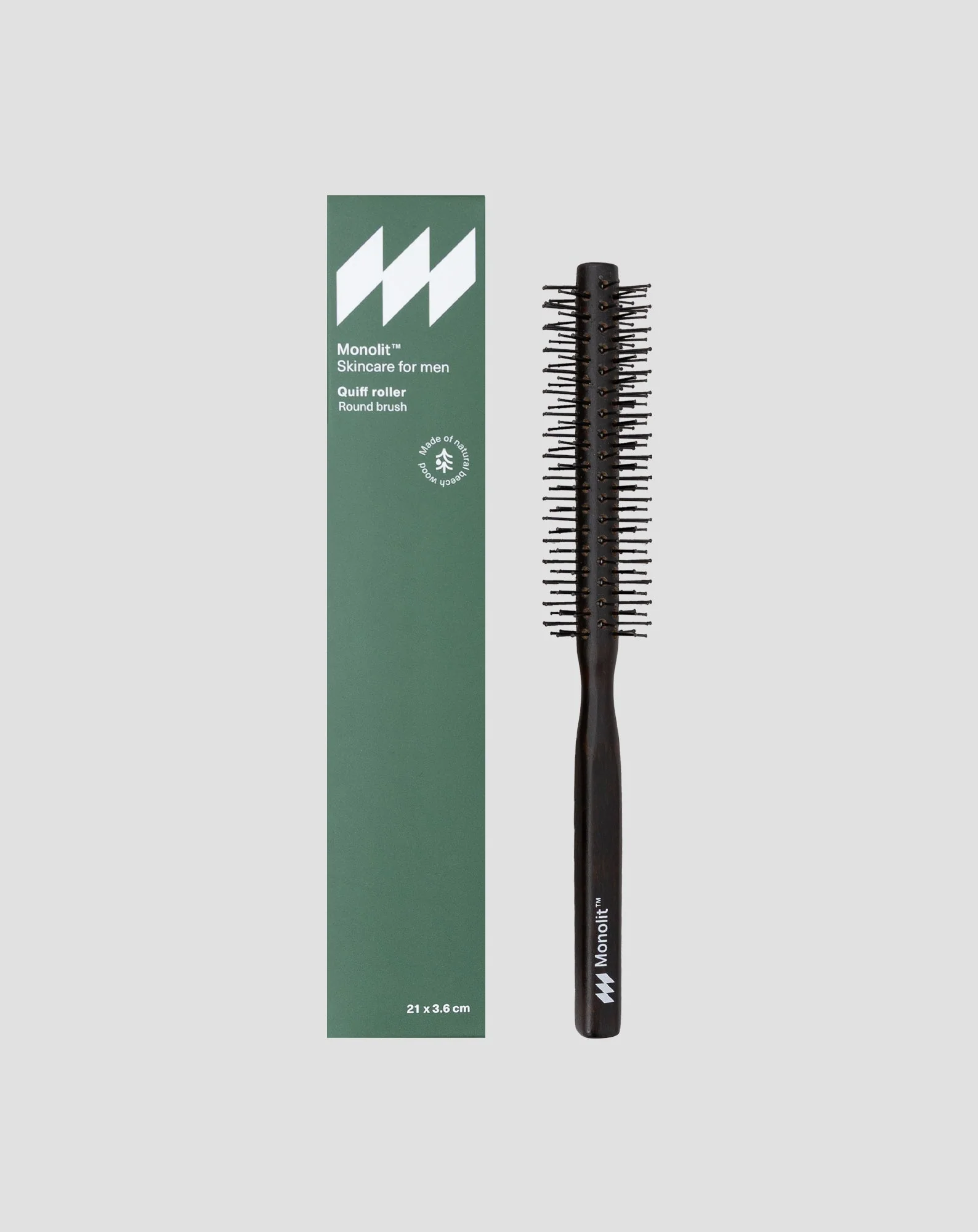 Brosse à cheveux Quiff en bois de hêtre Monolit - Image 3