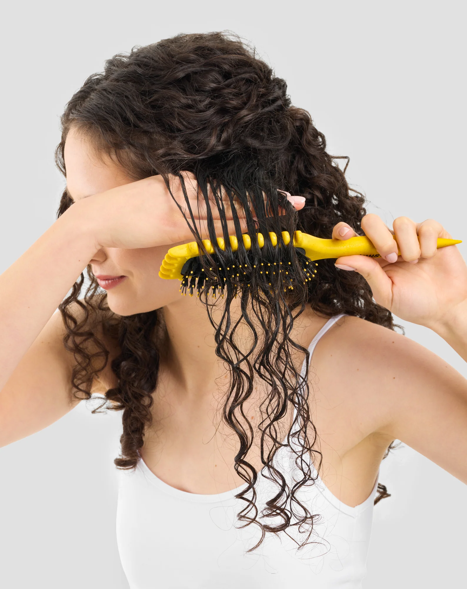 Brosse pour cheveux bouclés et ondulés pour définir les torsions - Image 3