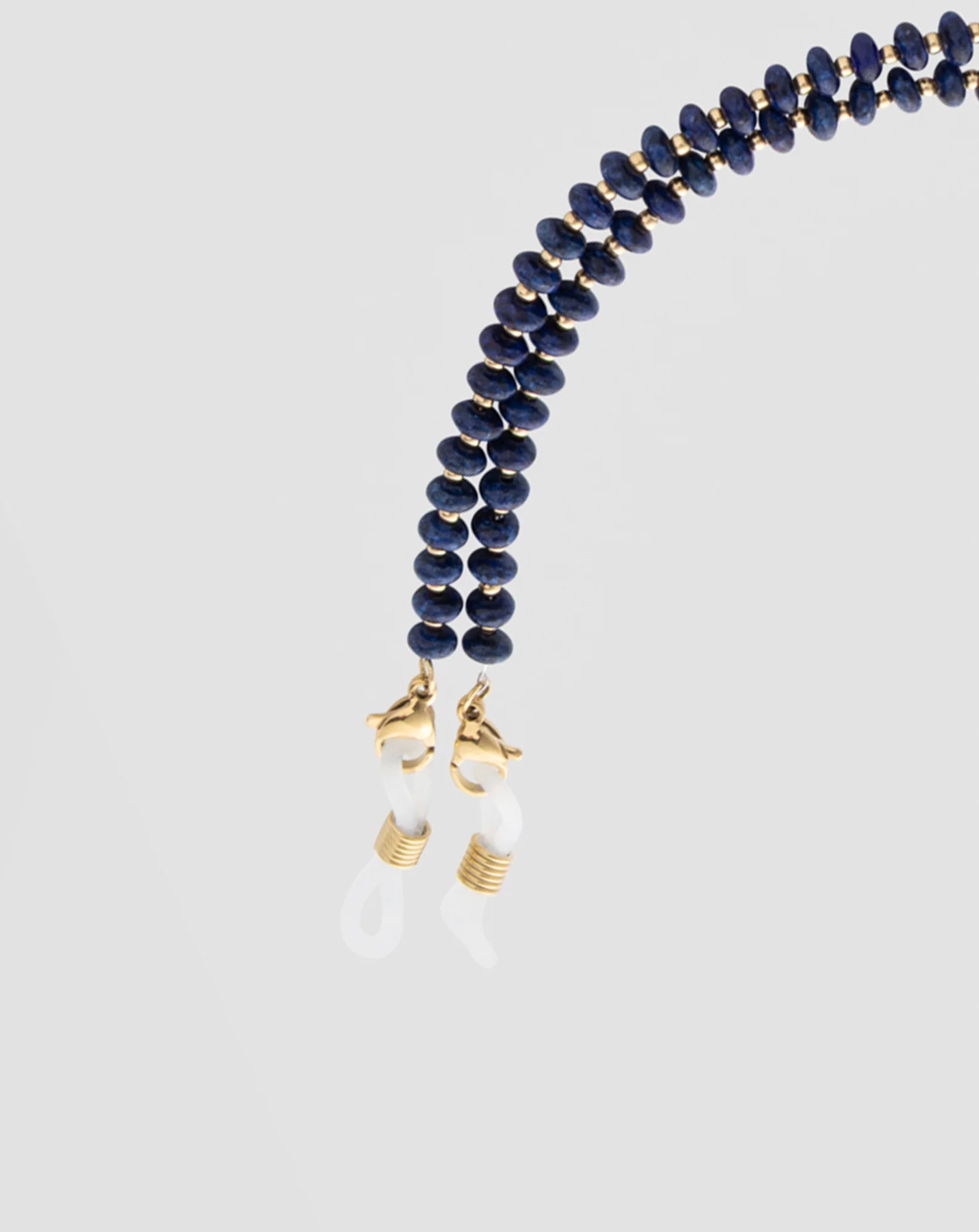 Chaîne à lunettes en pierre naturelle lapis-lazuli Mys - Image 4