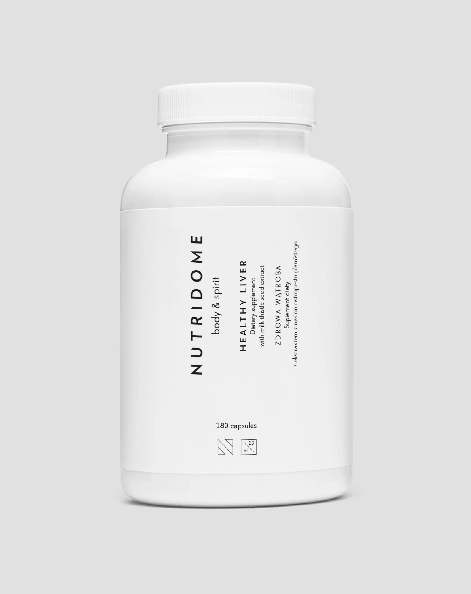 Complément de chardon-marie Nutridome pour la santé du foie 180 gélules