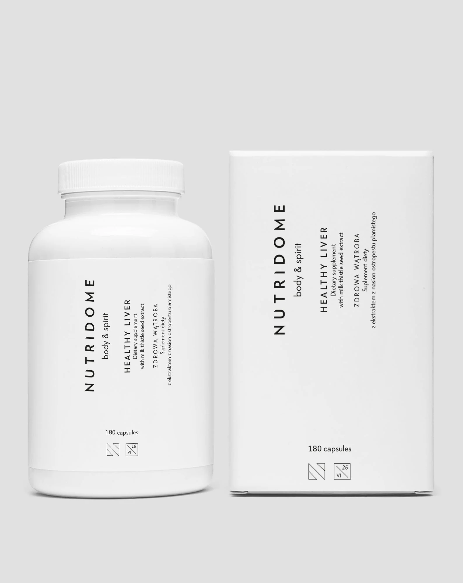 Complément de chardon-marie Nutridome pour la santé du foie 180 gélules - Image 2