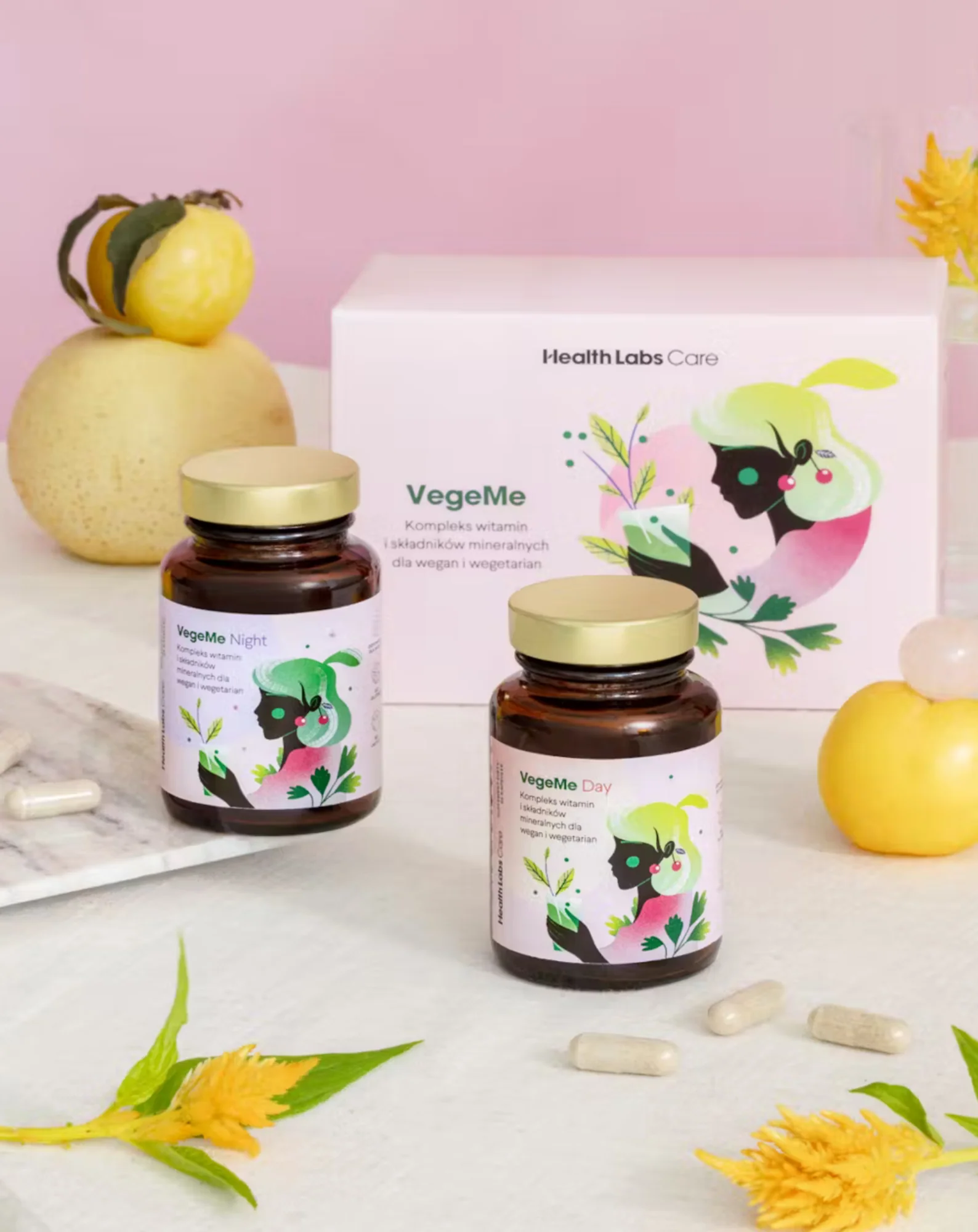 Complexe vitaminique pour végétaliens et végétariens VegeMe Health Labs Care 60 gélules - Image 2
