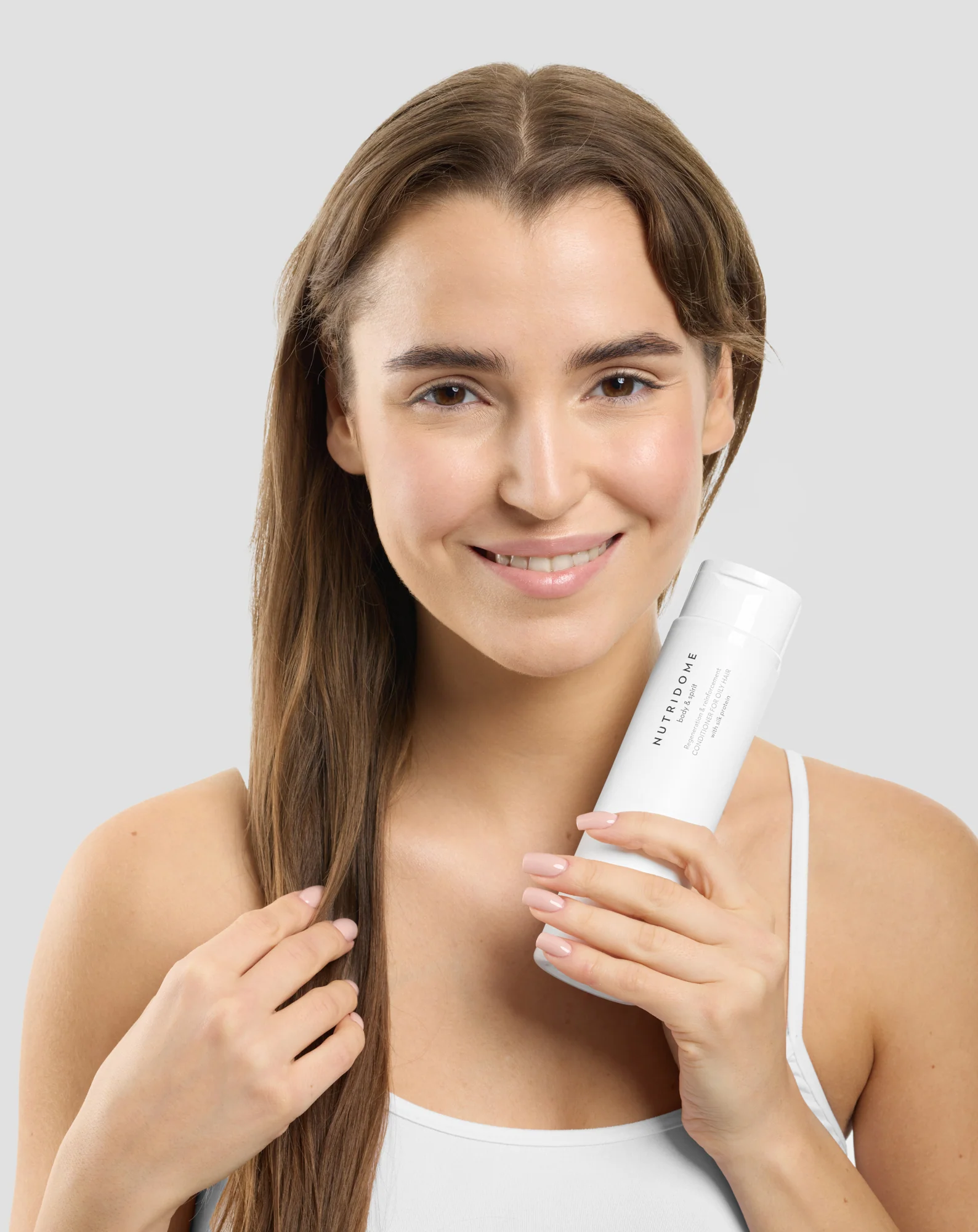 Après-shampoing au panthénol et à l’aloé vera Nutridome pour cheveux gras - Image 3