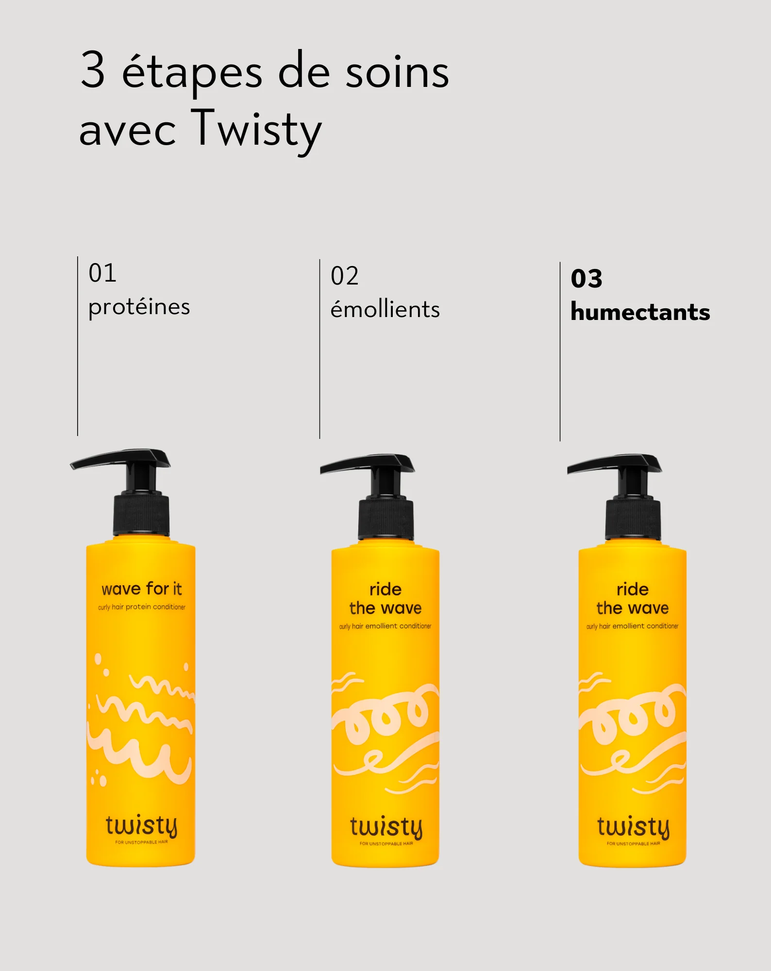 Après-shampoing humectant pour cheveux bouclés à l'aloe vera, acide lactique et panthénol - Twisty - Image 3