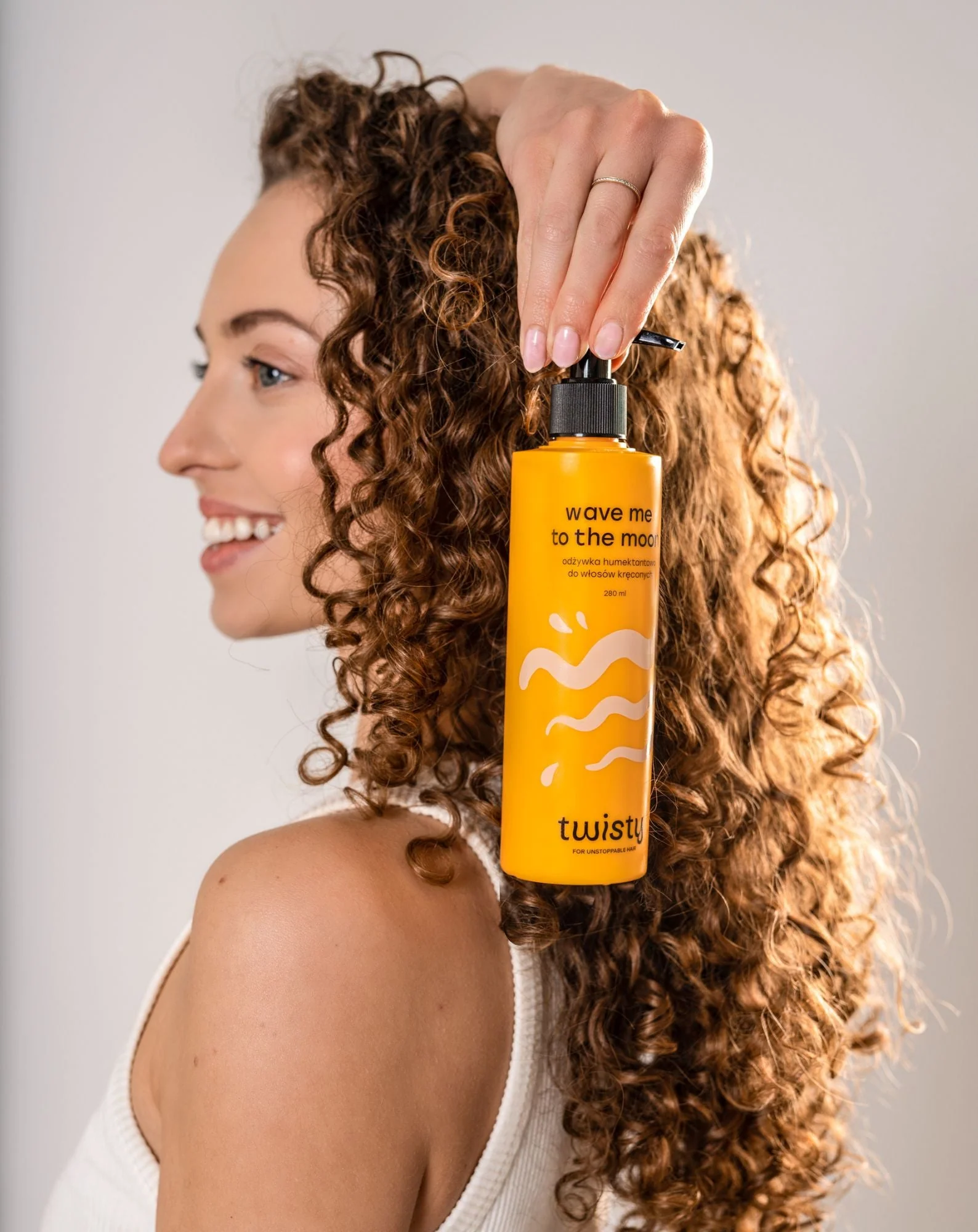 Après-shampoing humectant pour cheveux bouclés à l'aloe vera, acide lactique et panthénol - Twisty - Image 4