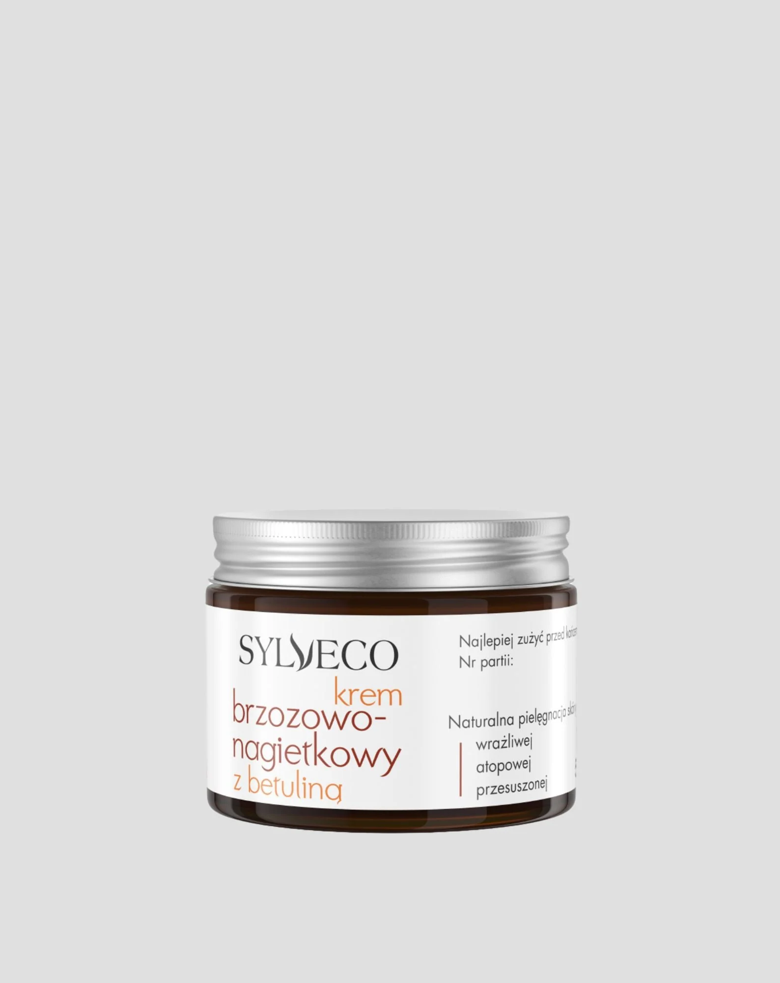 Crème apaisante et régénérante au bouleau et au souci à la bétuline pour les peaux sensibles Sylveco