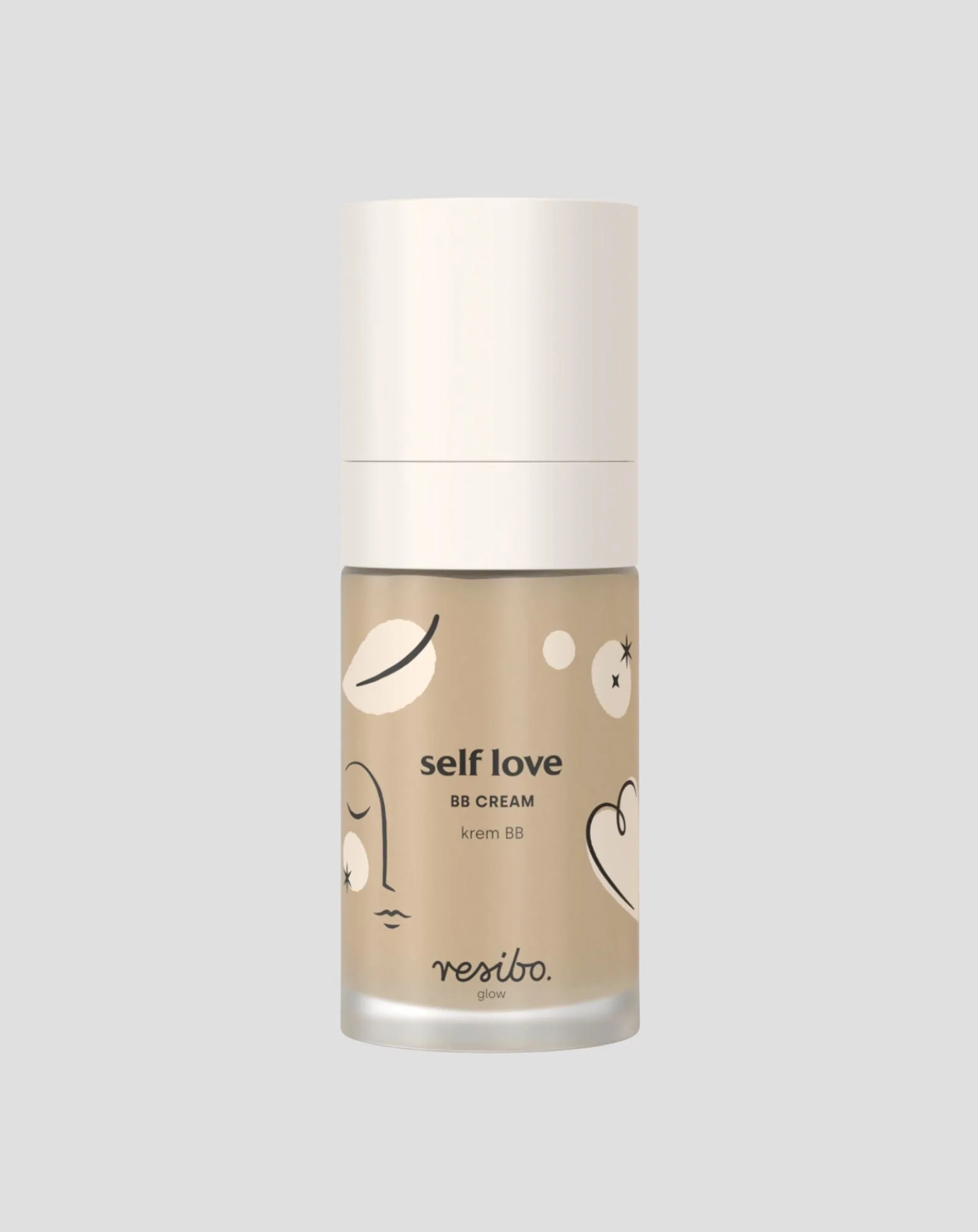 Crème BB visage Self Love naturelle et biologique dans la teinte Natural Beige 30 ml Resibo