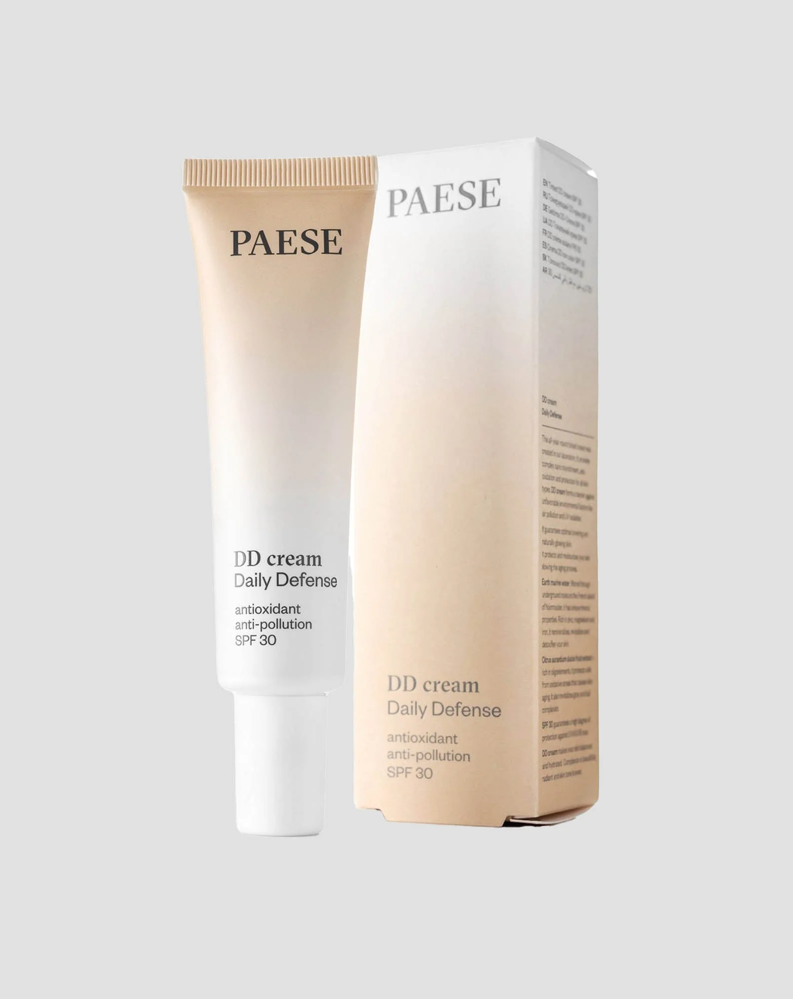 Crème colorante DD avec SPF 30 couleur 1N ivory subtilement éclaircissante Paese - Image 3