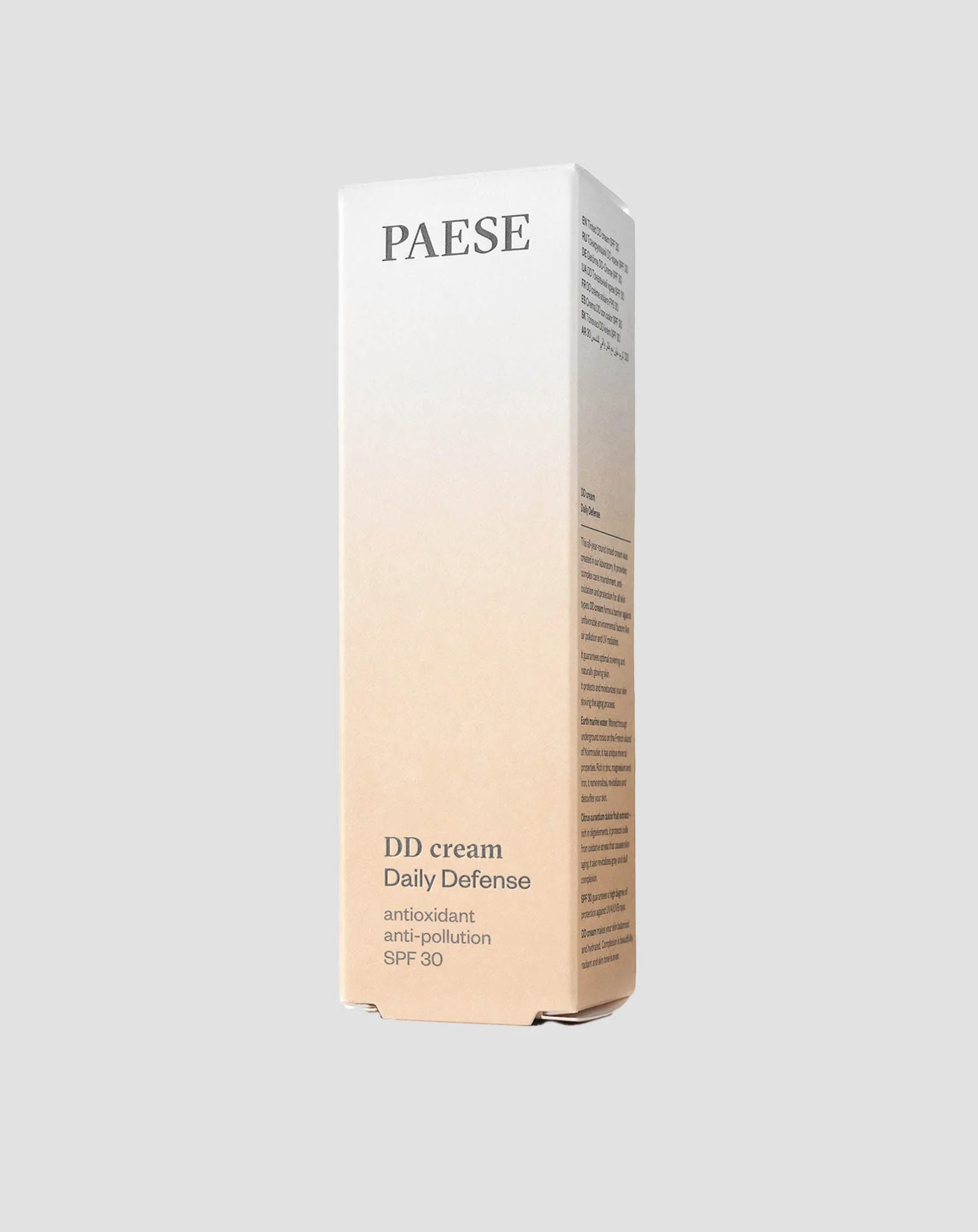 Crème colorante DD avec SPF 30 couleur 4W golden subtilement éclaircissante Paese - Image 4
