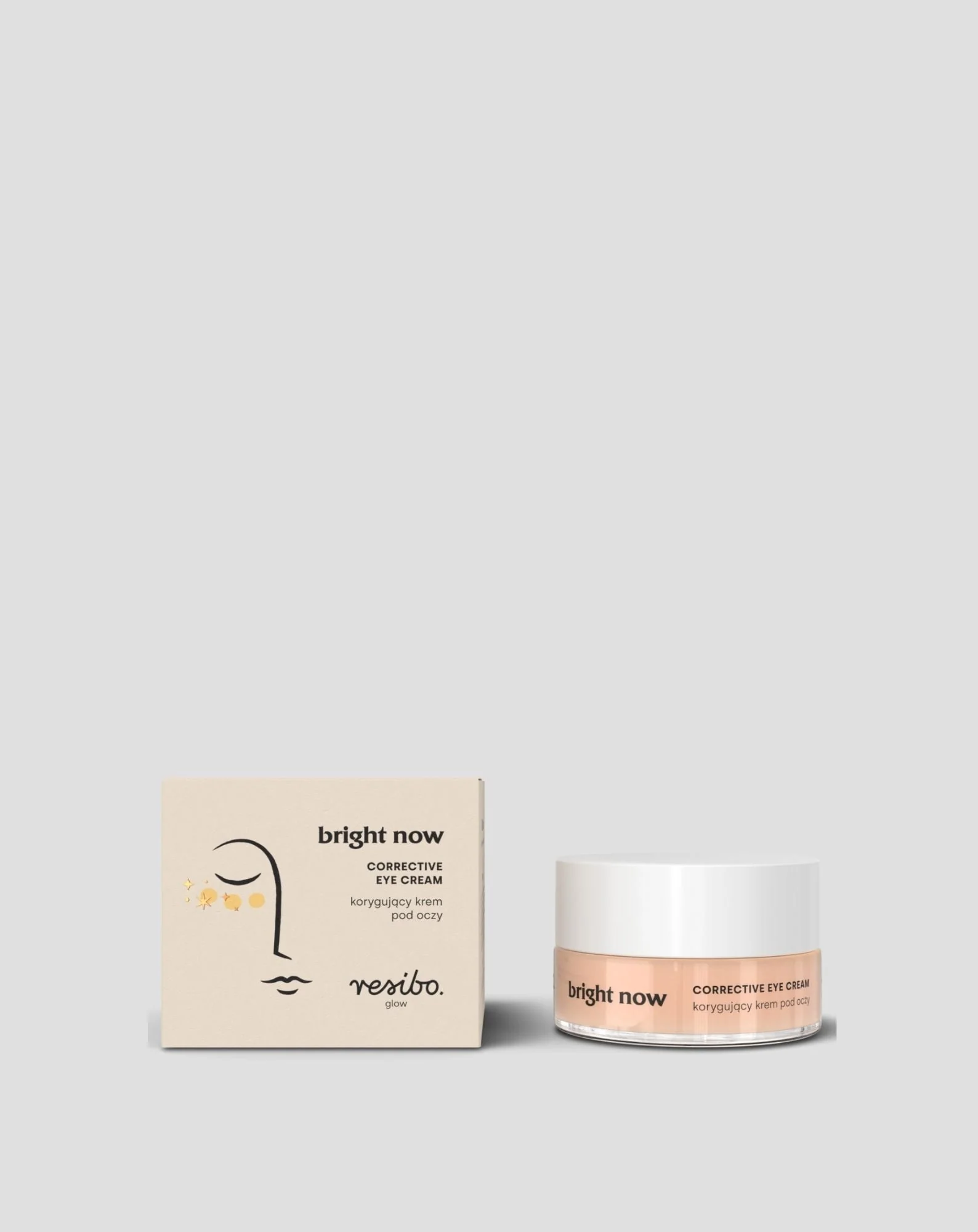 Crème corrective et illuminatrice pour les yeux Bright Now 15 ml Resibo - Image 4