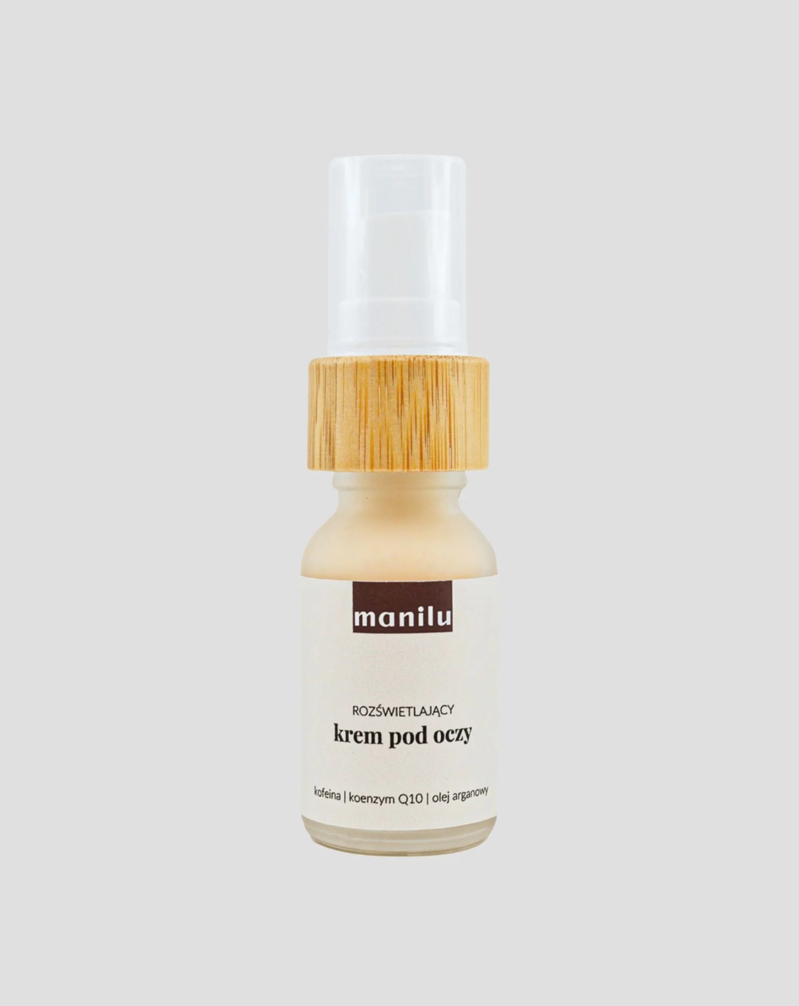 Crème de jour et de nuit éclaircissante pour les yeux à la caféine et au coenzyme Q10 Manilu