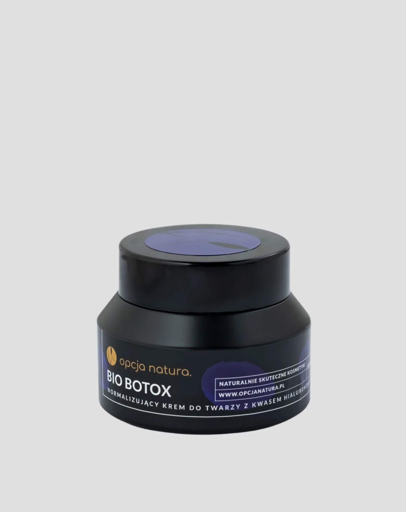 Crème de visage normalisante à l'acide hyaluronique pour les imperfections Opcja Natura