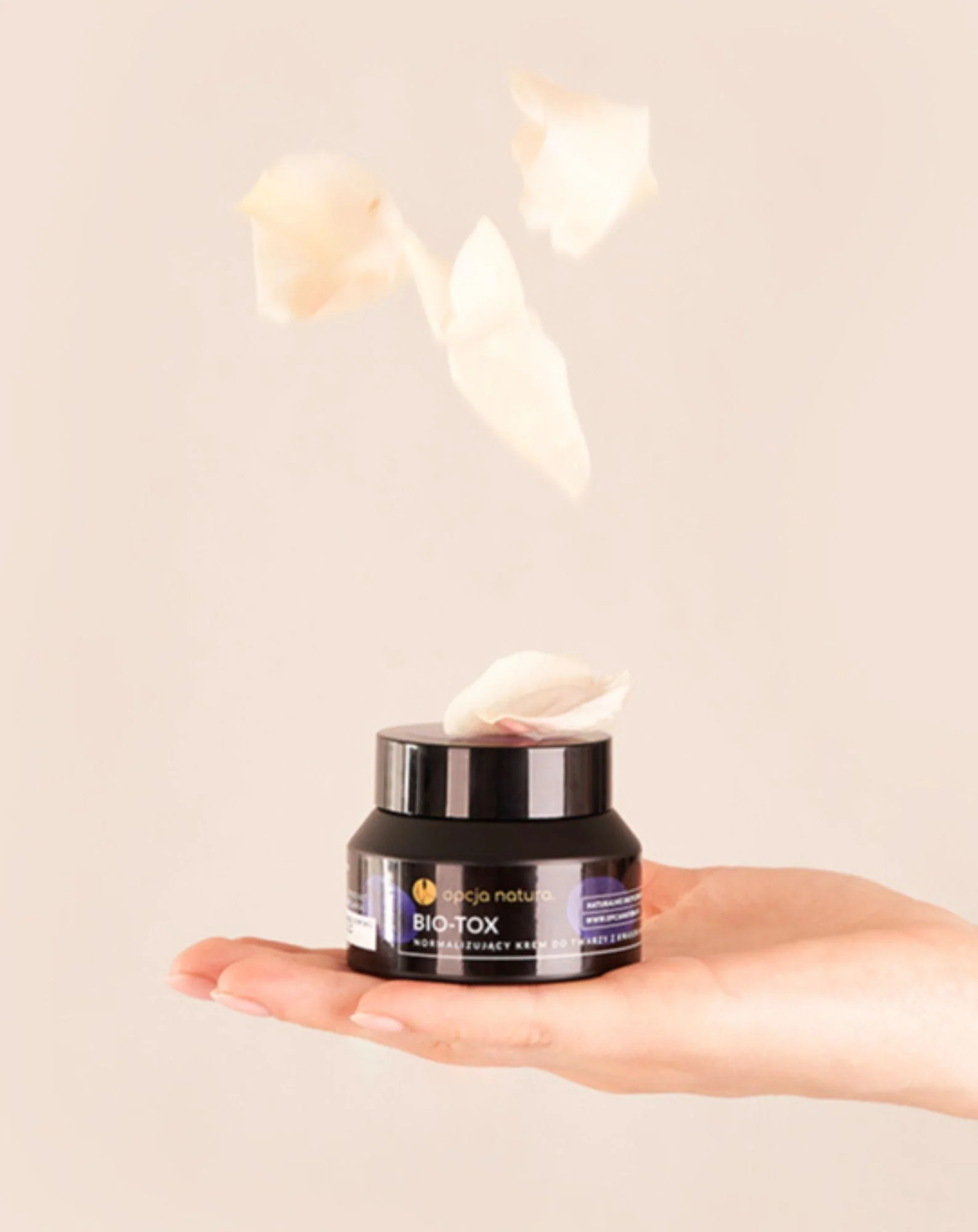 Crème de visage normalisante à l'acide hyaluronique pour les imperfections Opcja Natura - Image 2