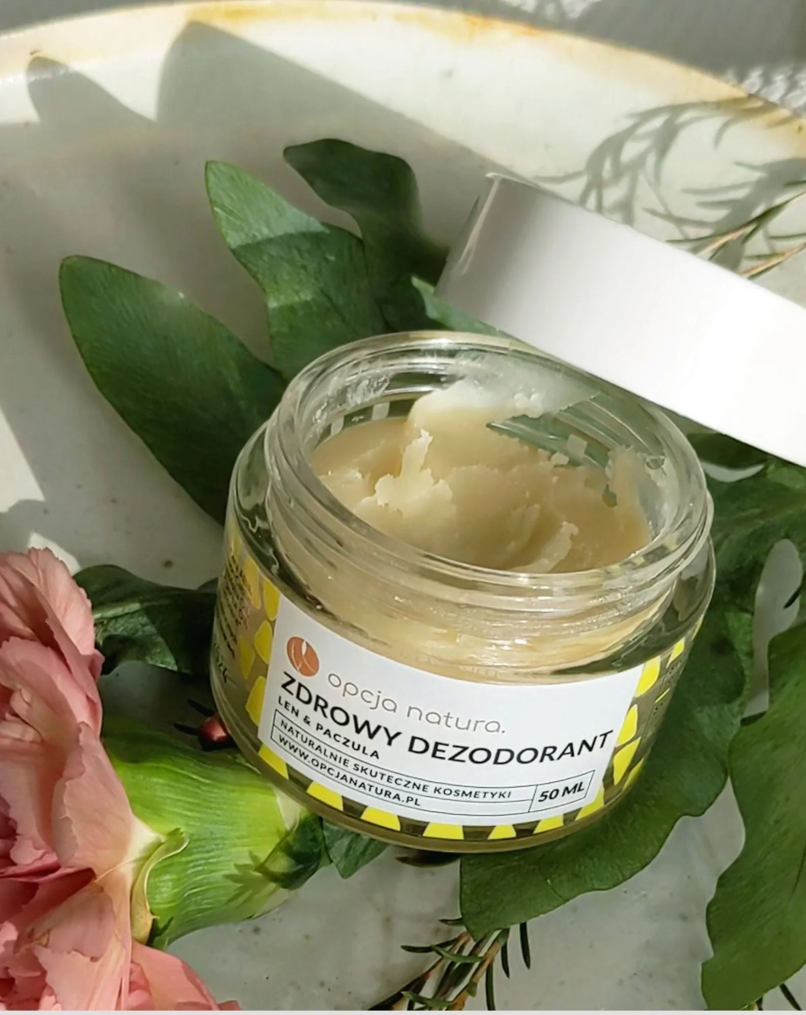 Crème déodorante naturelle - déodorant sain lin et patchouli Opcja Natura - Image 3