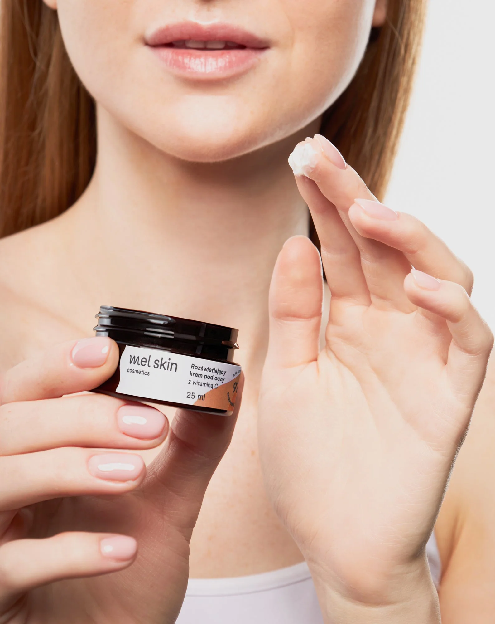 Crème éclaircissante sous les yeux à la vitamine C Mel Skin - Image 3