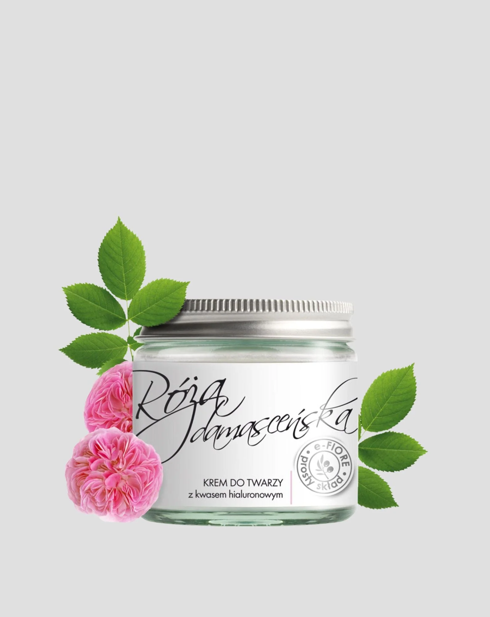 Crème hydratante intensive à l'huile de rose de damas E-Fiore