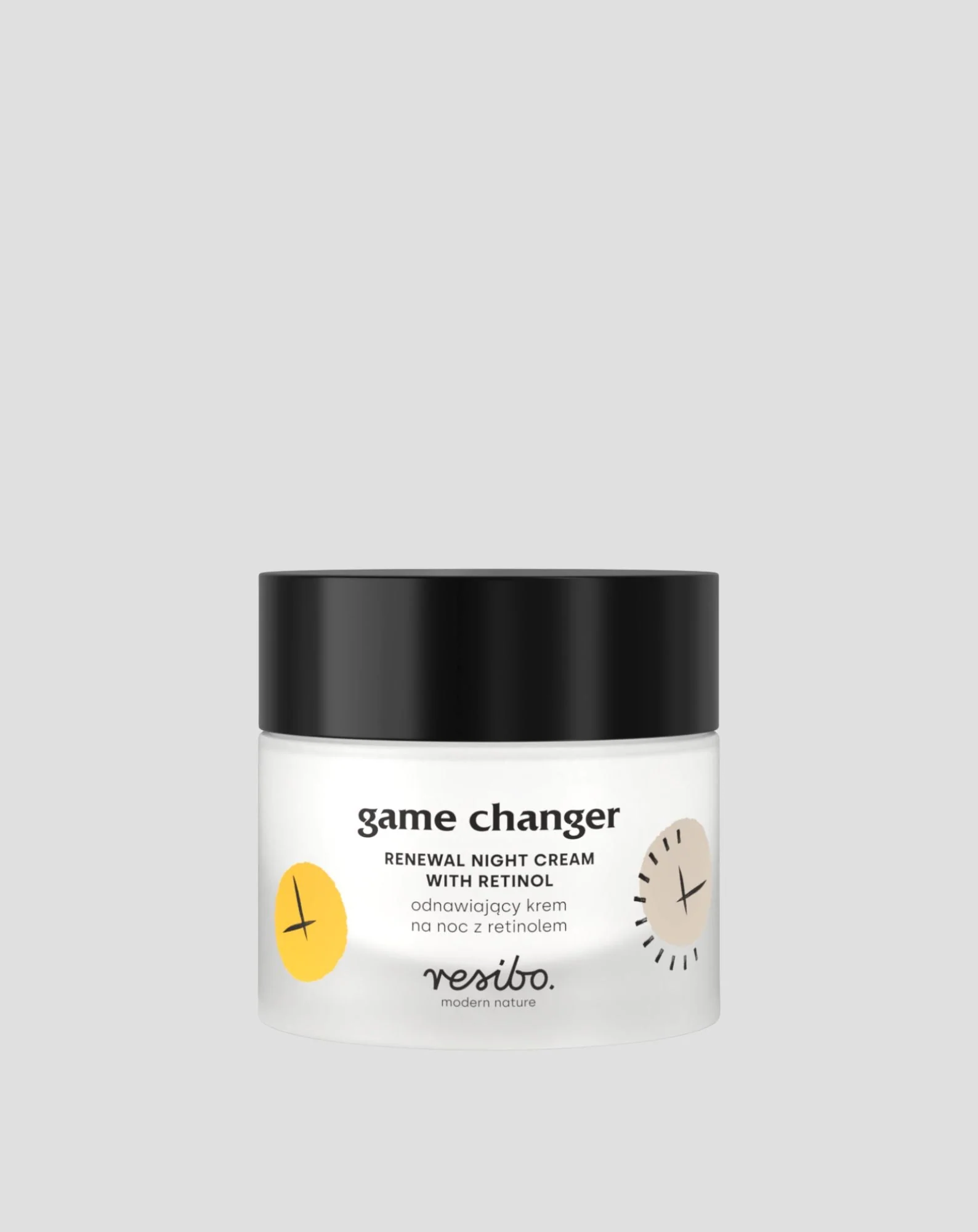 Crème naturelle au rétinol pour le visage Game Changer 30 ml Resibo