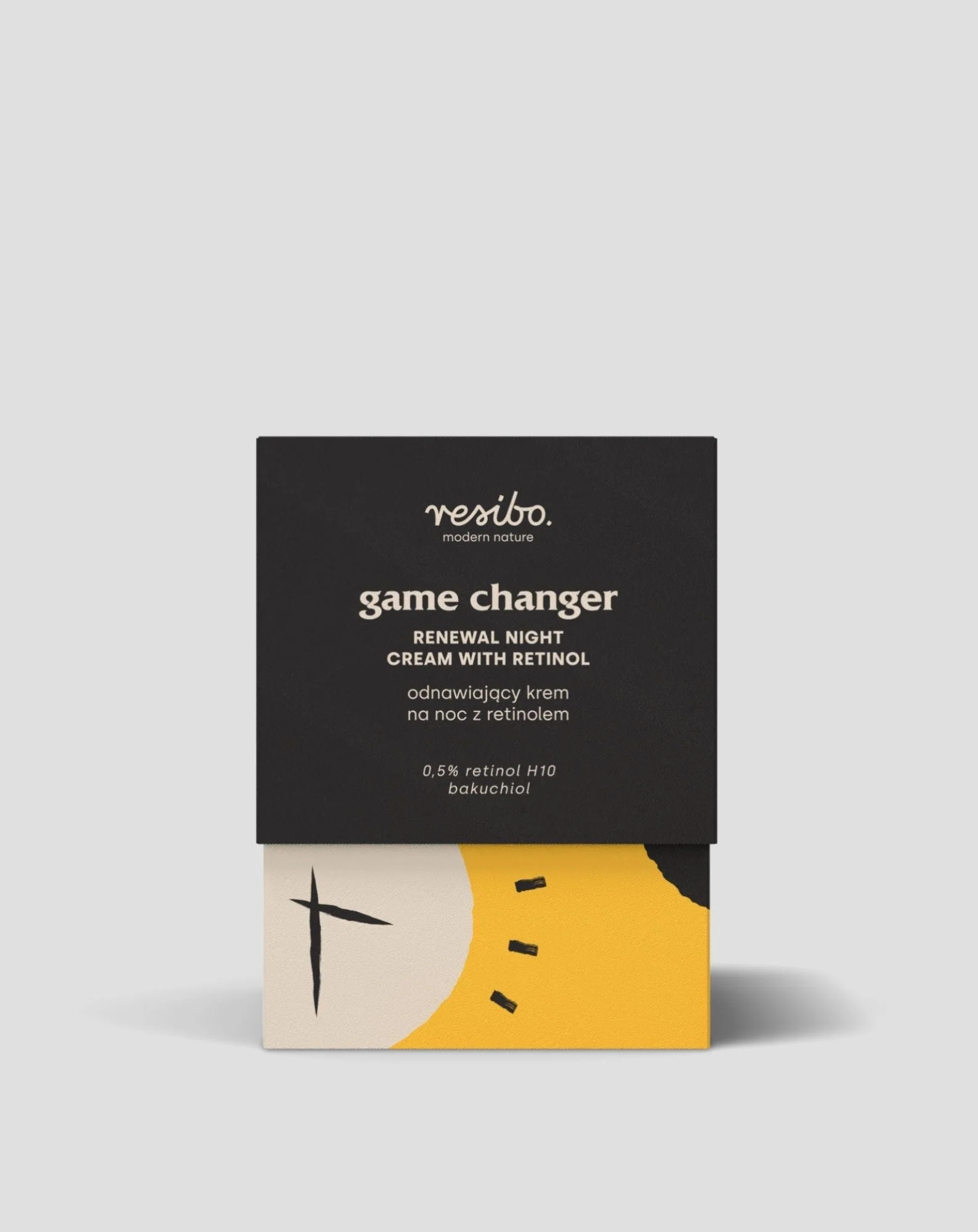 Crème naturelle au rétinol pour le visage Game Changer 30 ml Resibo - Image 3