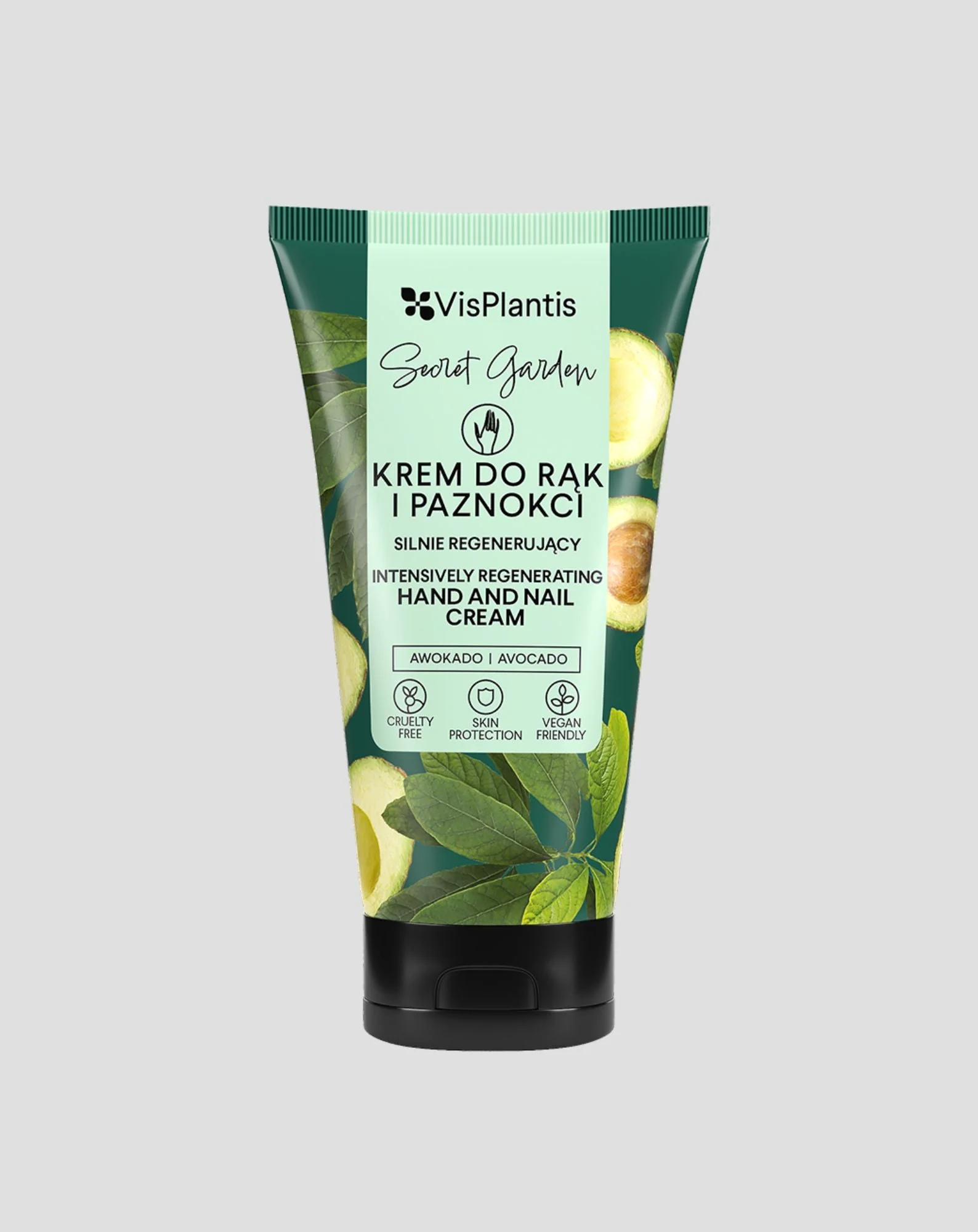 Crème pour les mains et les ongles hautement régénérante à l’huile d’avocat et de coton Vis Plantis