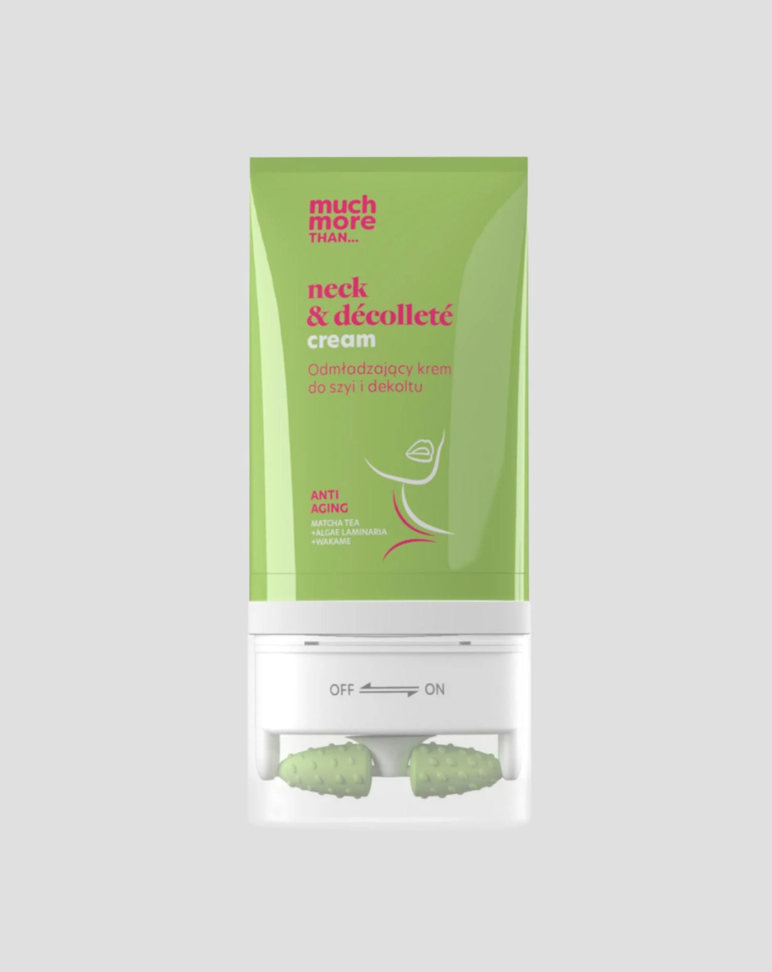 Crème rajeunissante pour le cou et le décolleté aux algues et au thé vert matcha Much More Than