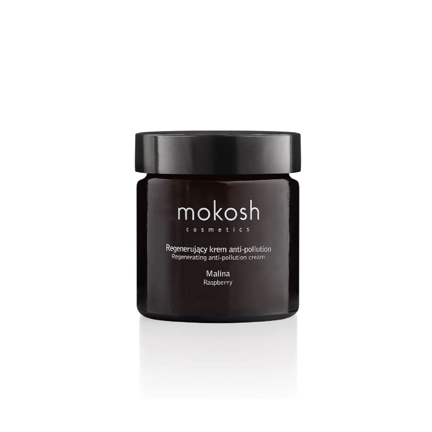 Crème visage régénérante anti-pollution Framboise à la Vitamine E Mokosh