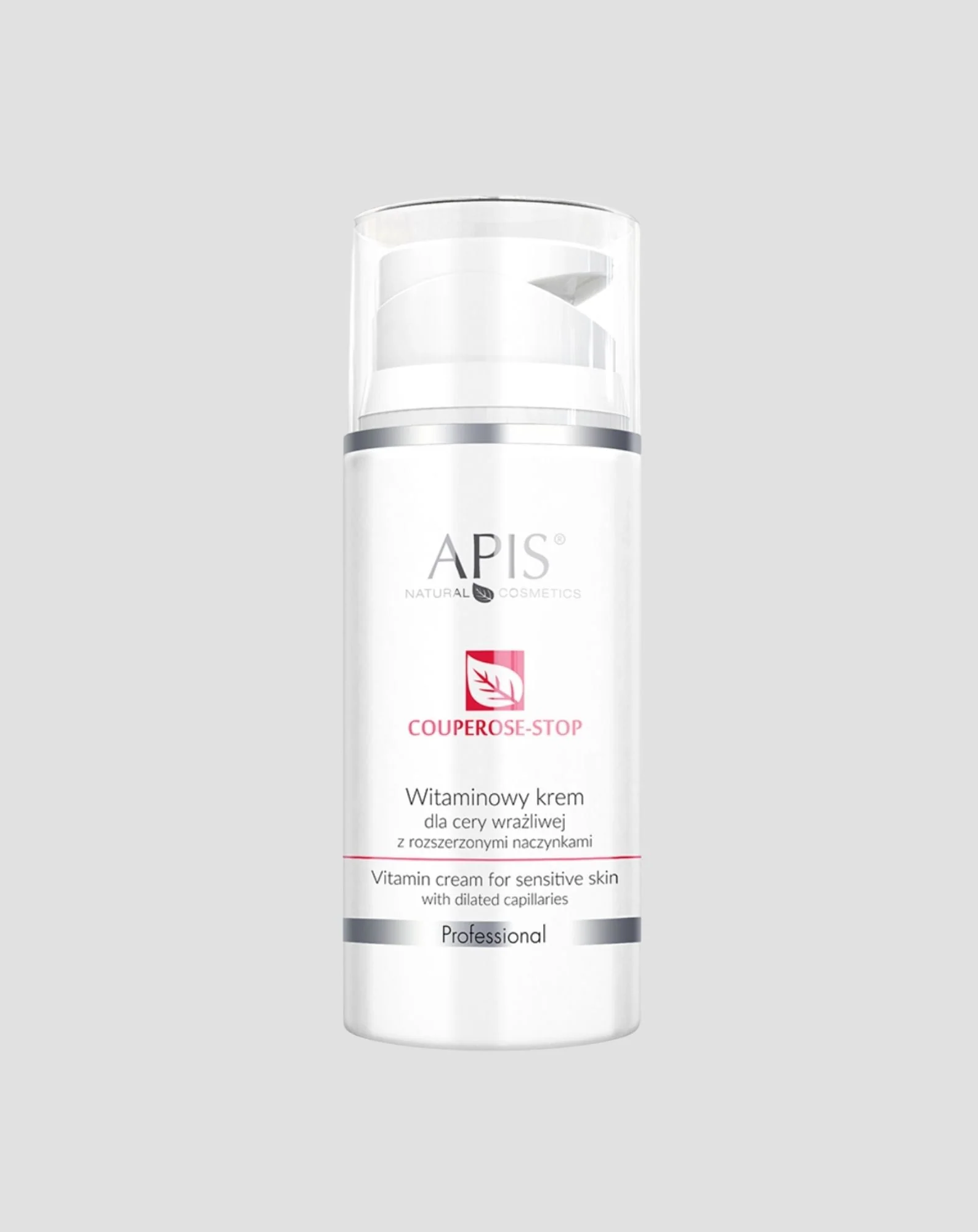 Crème vitaminée pour peaux sensibles avec capillaires dilatés Couperose-Stop Apis