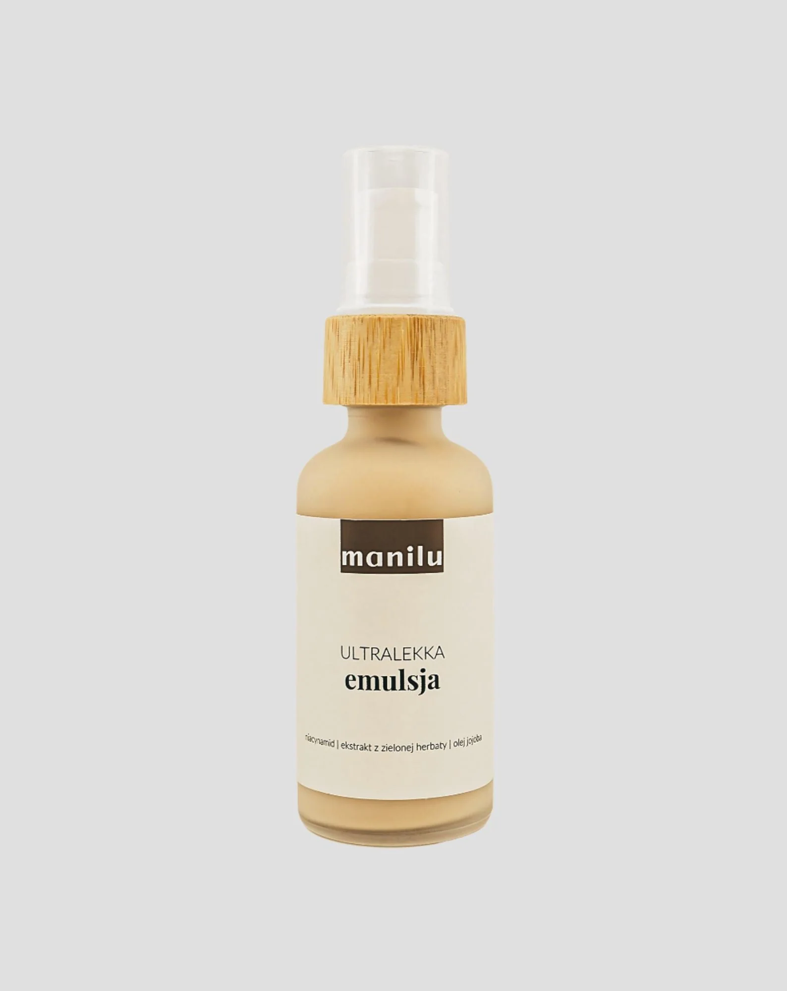 Emulsion légère pour les peaux grasses et mixtes à l'huile d'argan et à la niacinamide Manilu