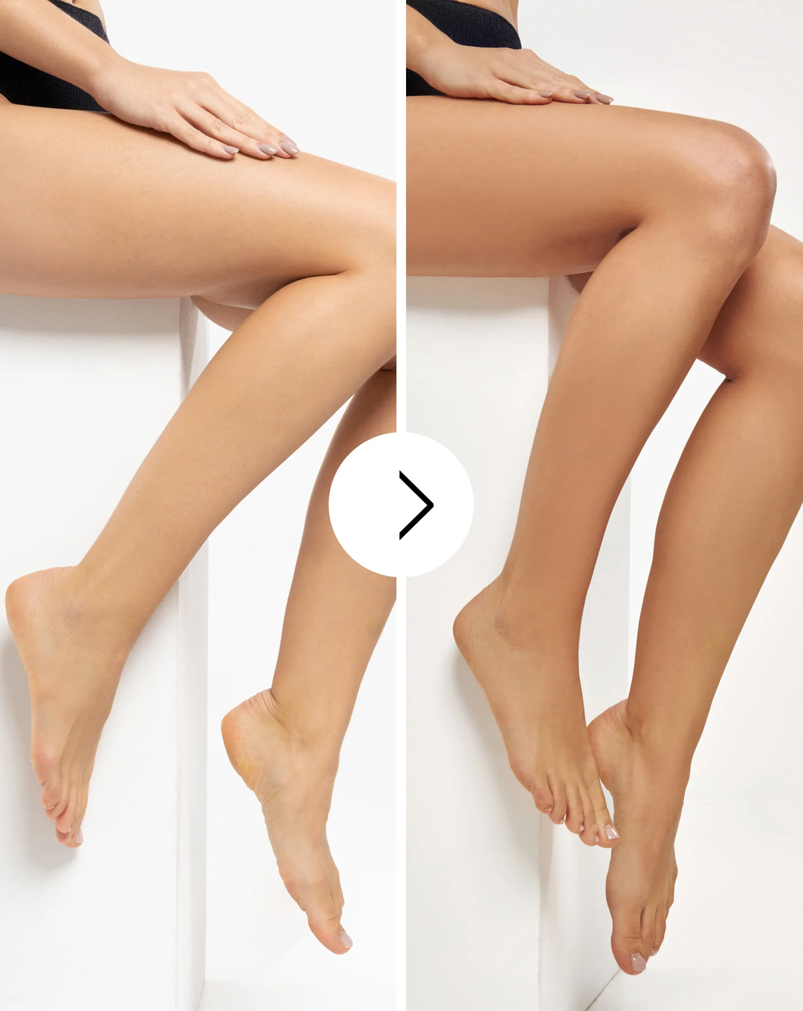 Ensemble Body Tones, mousse autobronzante pour le corps + gant - Image 4