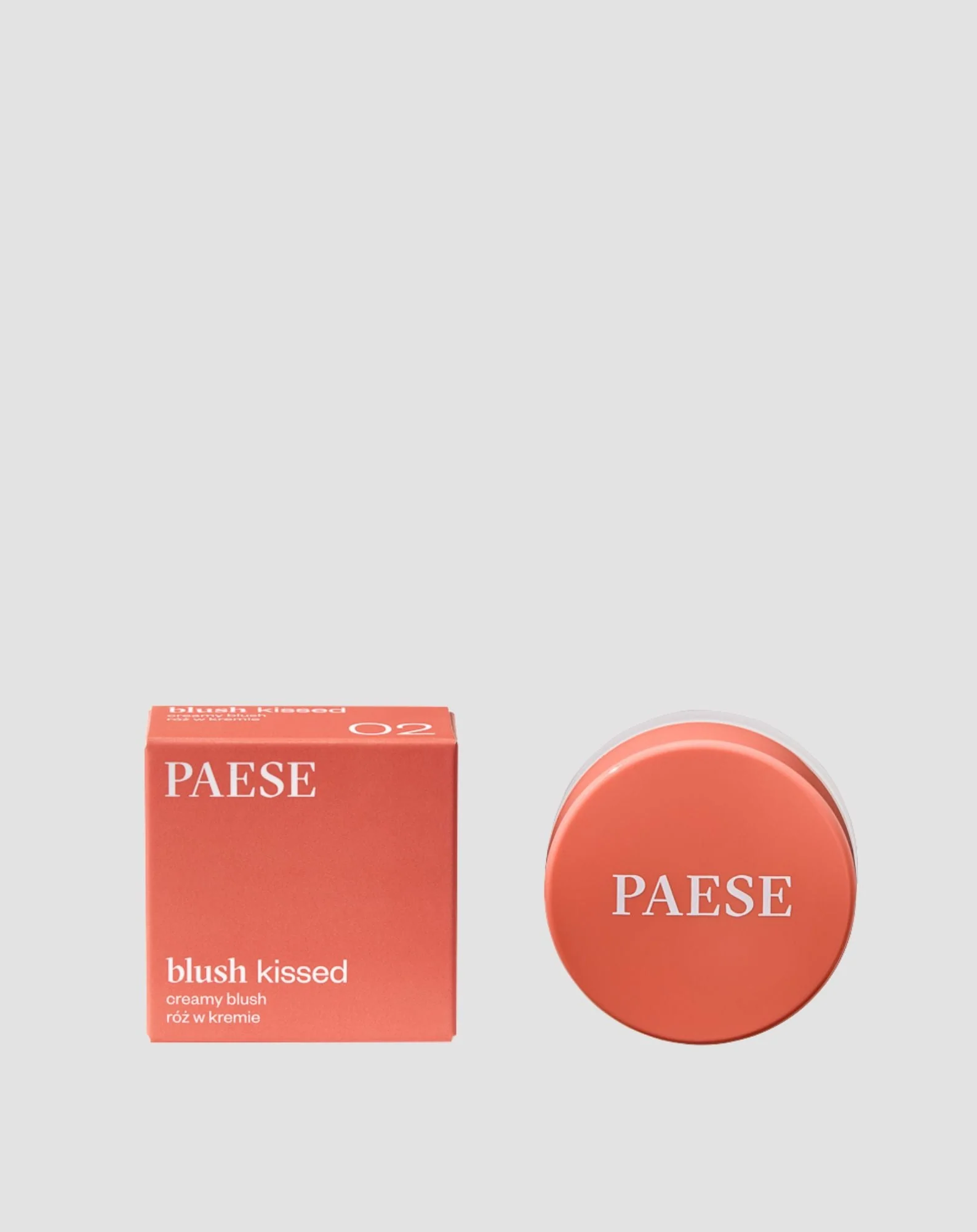 Fard à joues en crème d'une couleur corail Blush kissed 02 Paese - Image 5