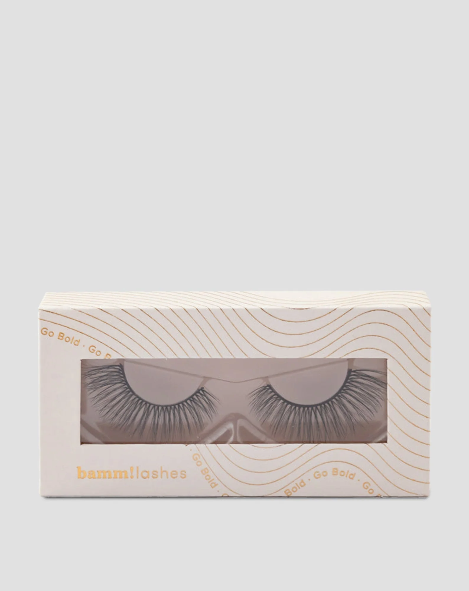 Faux cils en bande 2d à usage répété très doux Go Bold Bamm!Lashes