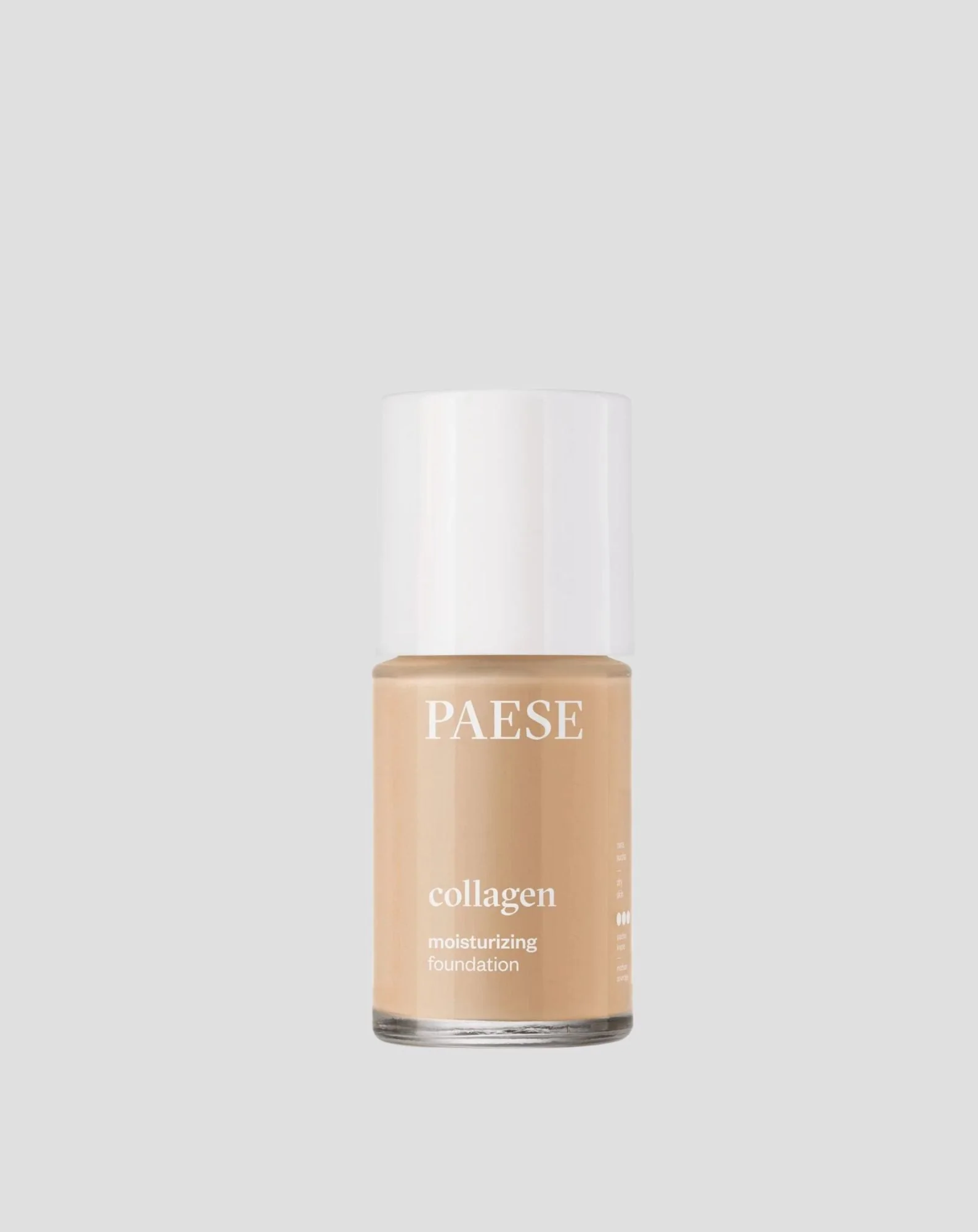 Fond de teint hydratant au collagène couleur Honey 303W Paese