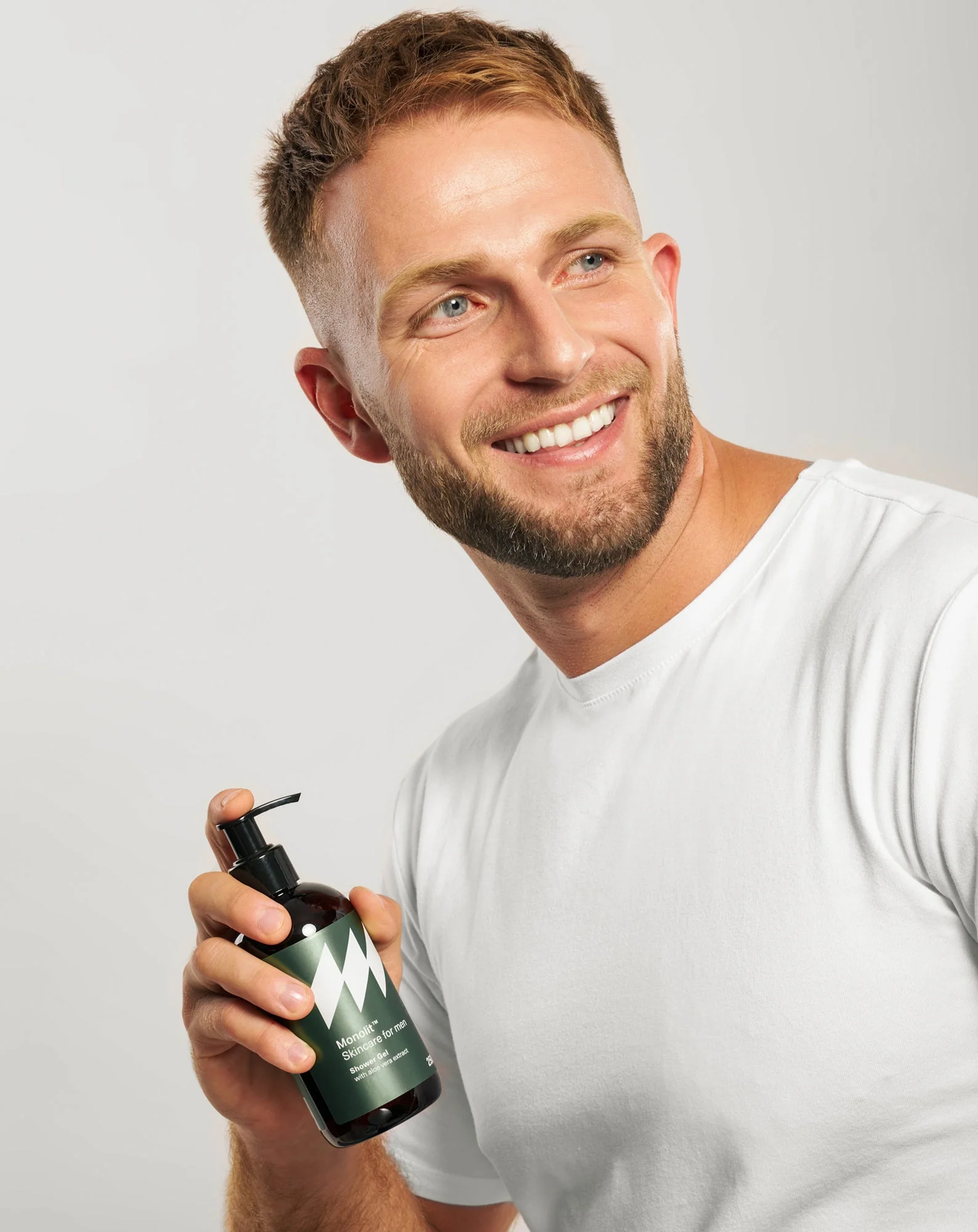 Gel douche homme Monolit à l'aloe vera au parfum de bois de santal - Image 3