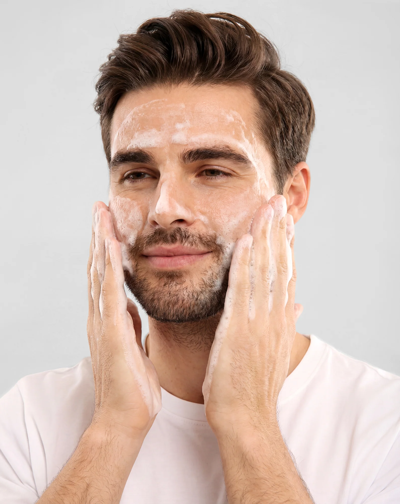Gel nettoyant pour le visage aux postbiotiques et au panthénol pour nettoyer et soigner la barbe Monolith - Image 3
