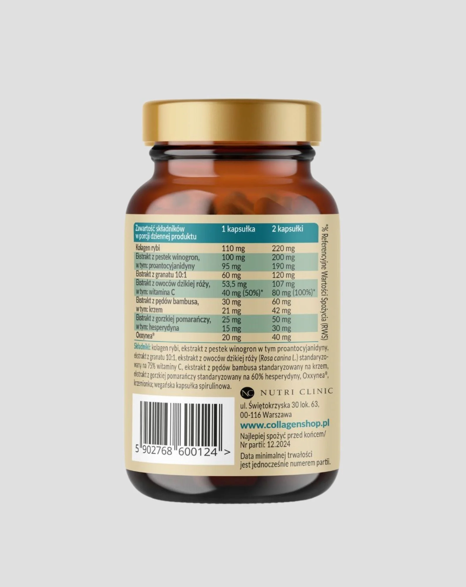 Gélules d’antioxydants pour renforcer le système immunitaire Nutri Clinic 90 gélules - Image 2