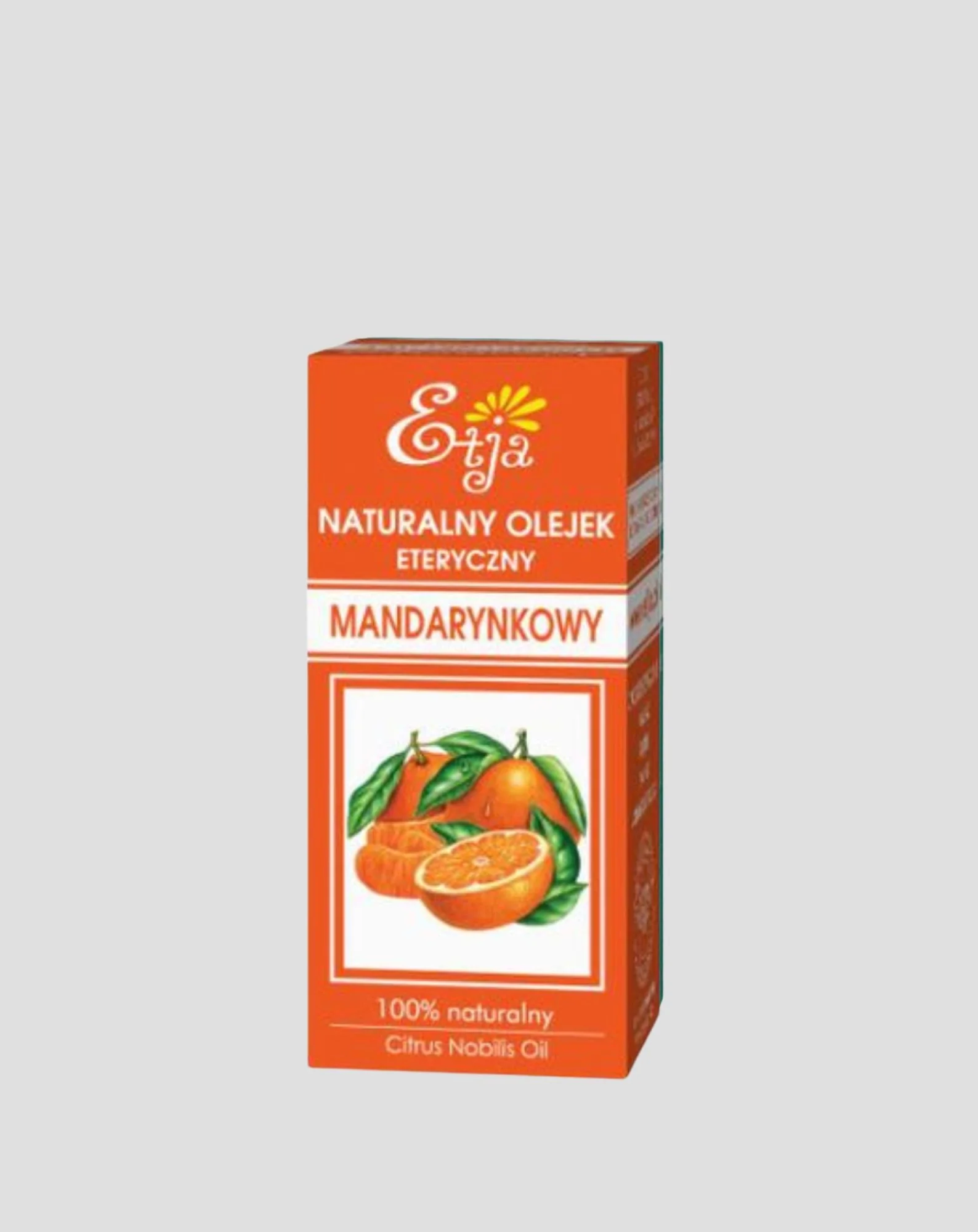Huile essentielle de mandarine naturelle avec un beau parfum frais Etja