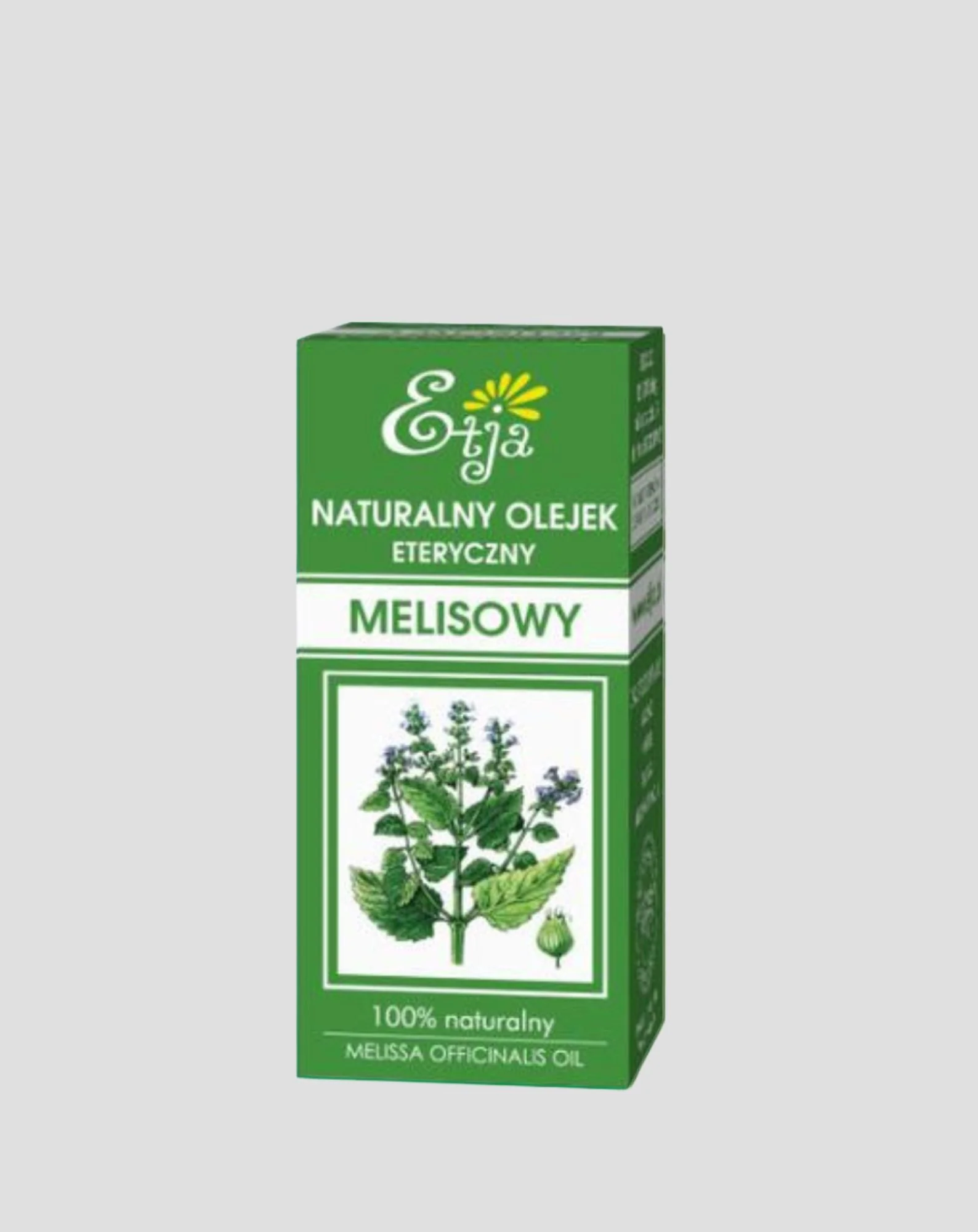 Huile essentielle de mélisse naturelle au parfum doux et floral d'agrumes Etja