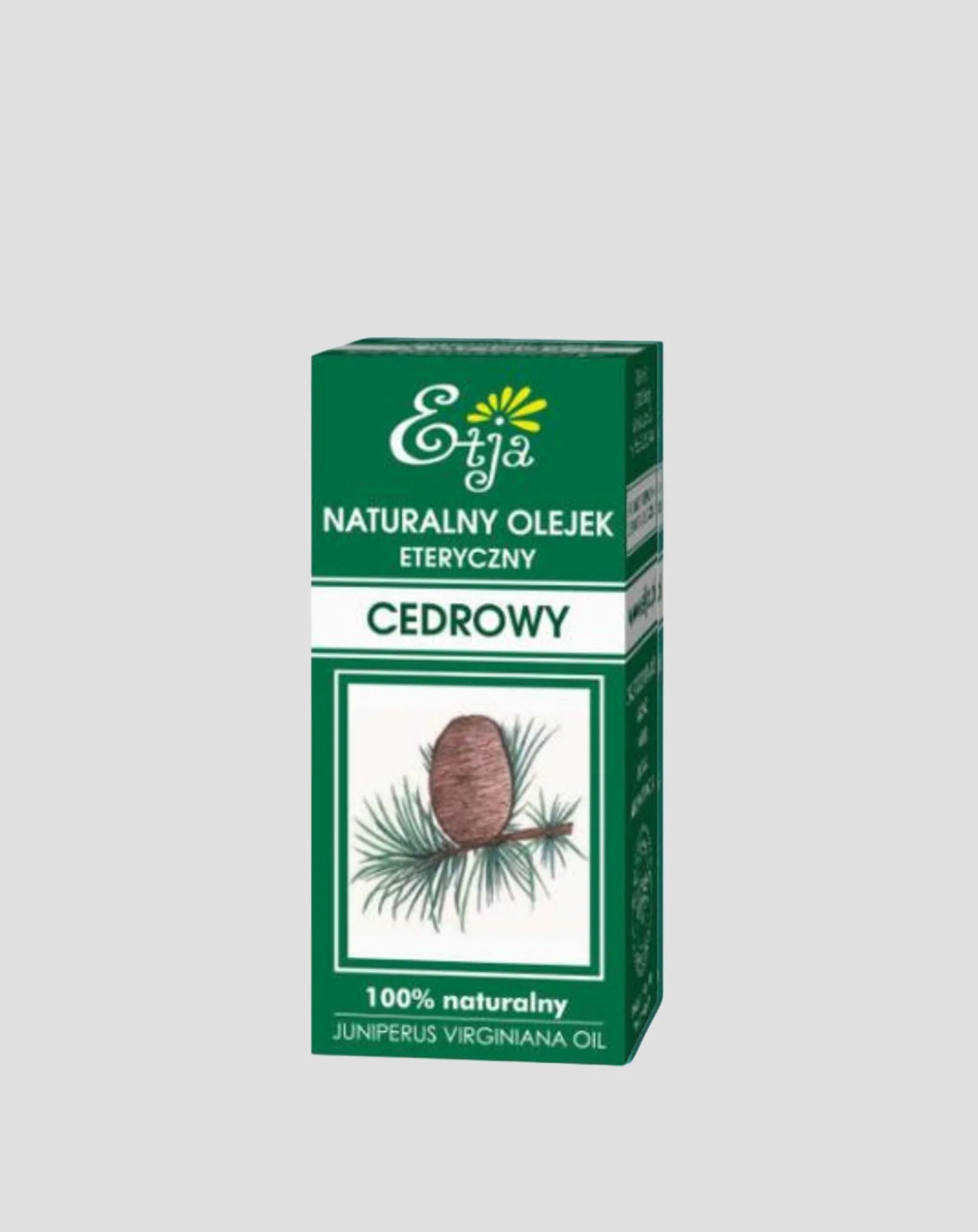 Huile essentielle naturelle de cèdre issue des jeunes rameaux et aiguilles du cèdre Etja