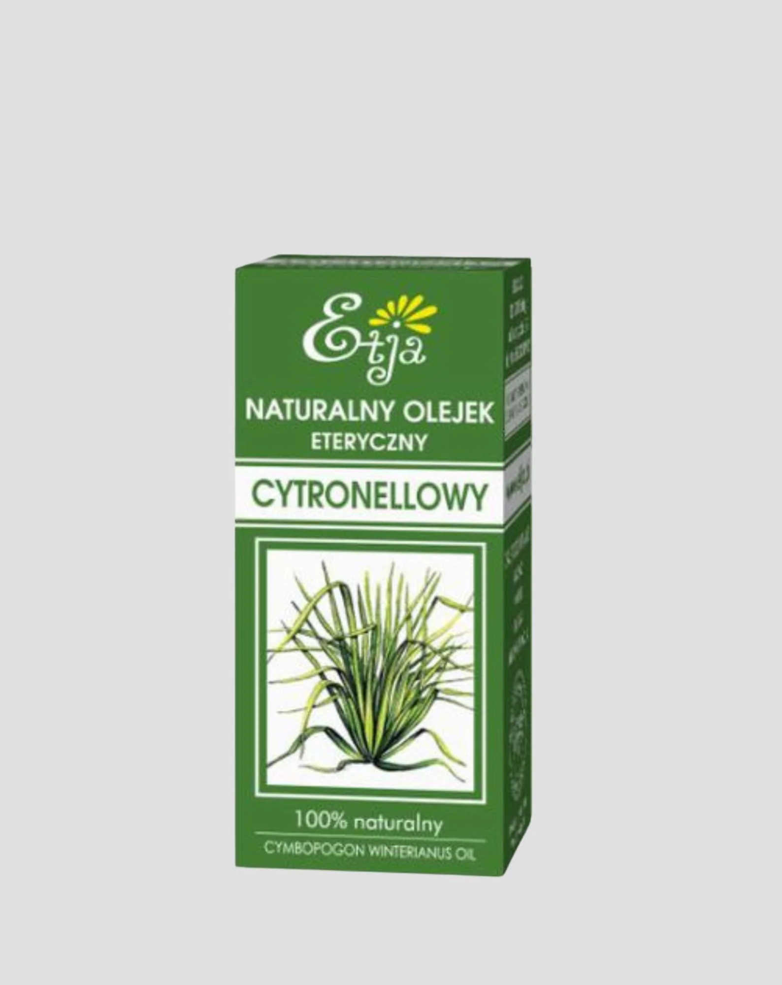 Huile essentielle naturelle de citronnelle issue des tiges et des feuilles de lemongrass Etja