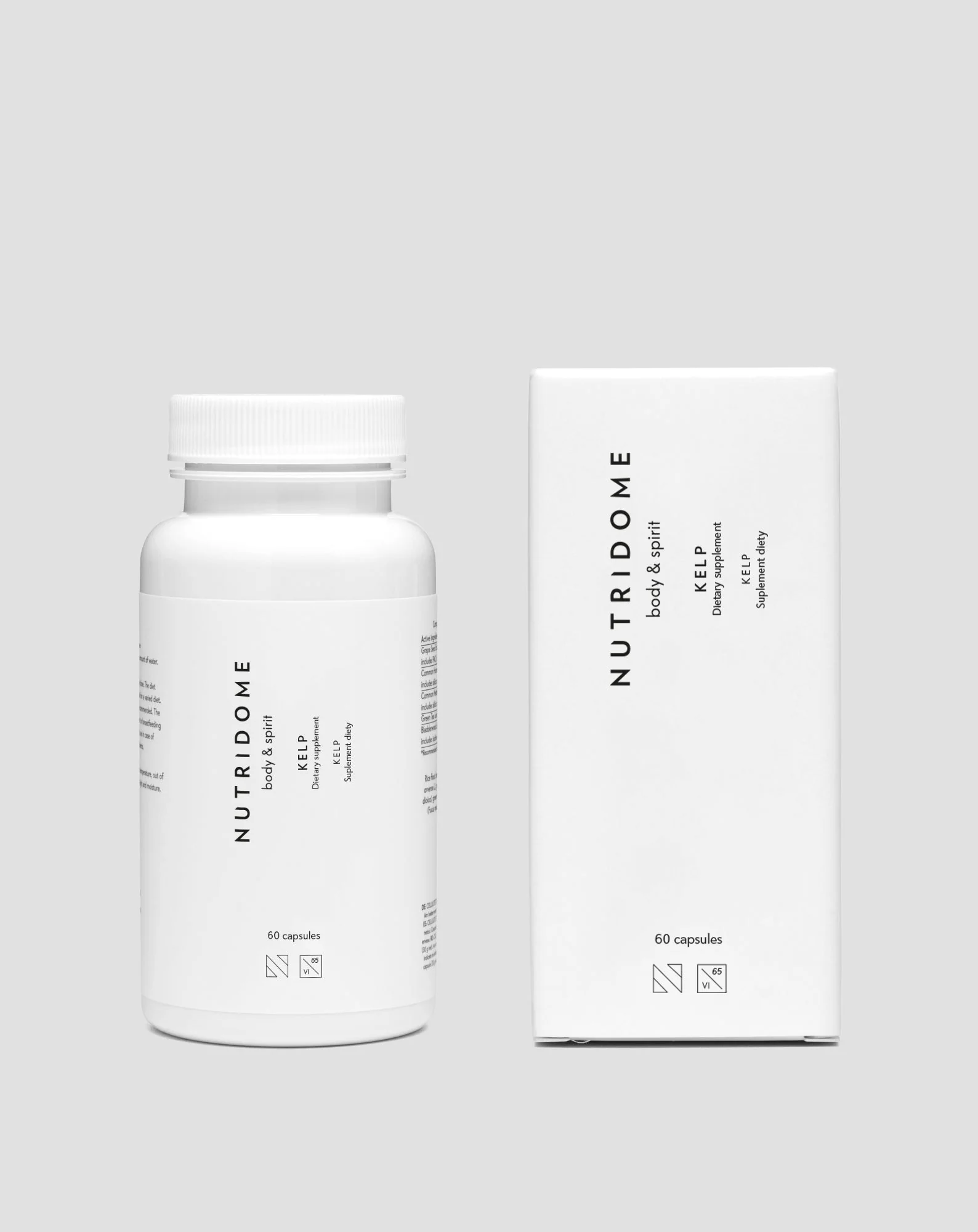 Fucus vésiculeux Nutridome pour la digestion et le soutien de la thyroïde - 60 gélules - Image 2