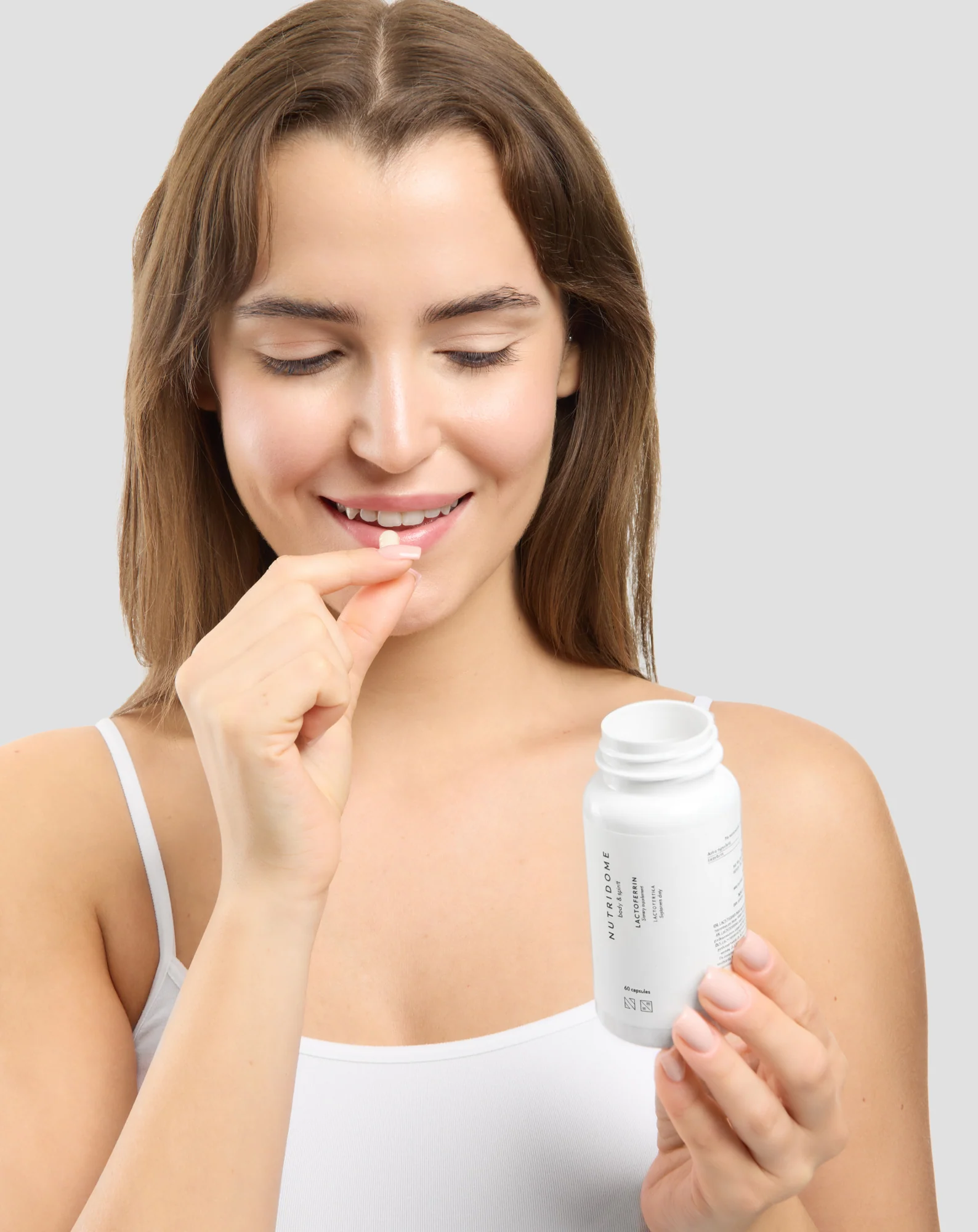 Lactoferrine Nutridome pour la digestion, l'immunité et l'absorption du fer - 60 gélules - Image 2