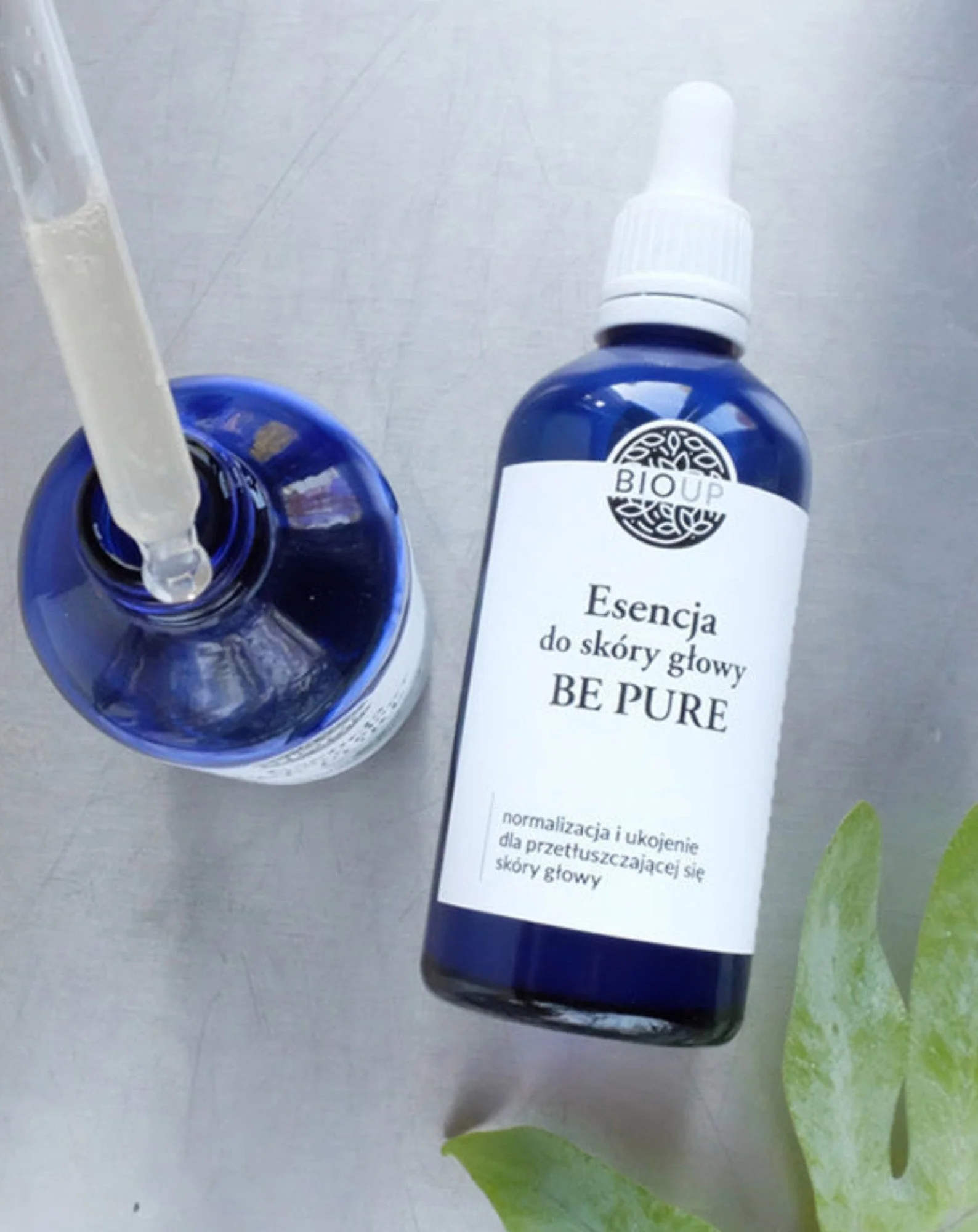 Lotion fortifiante pour cheveux clairsemés à cuir chevelu gras Essence Be Pure BIOUP - Image 2