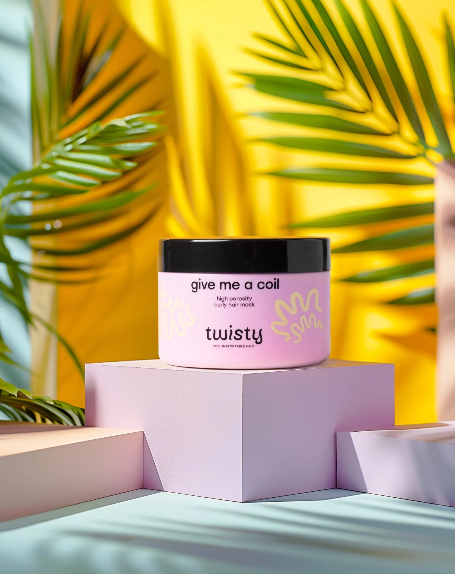 Masque pour cheveux bouclés très poreux au beurre de karité et à l'huile de chanvre - Twisty - Image 6